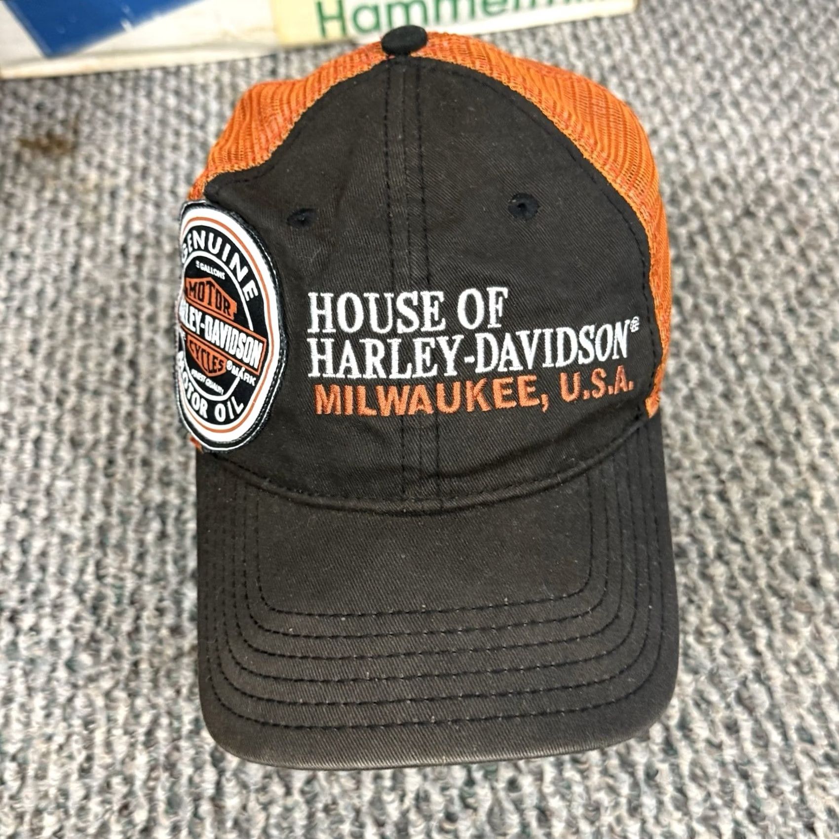Harley Davidson VINTAGE Harley Davidson Screamin Eagle Hat Men’s Strapback Biker Motorcycle Size ONE SIZE - 2 Thumbnail