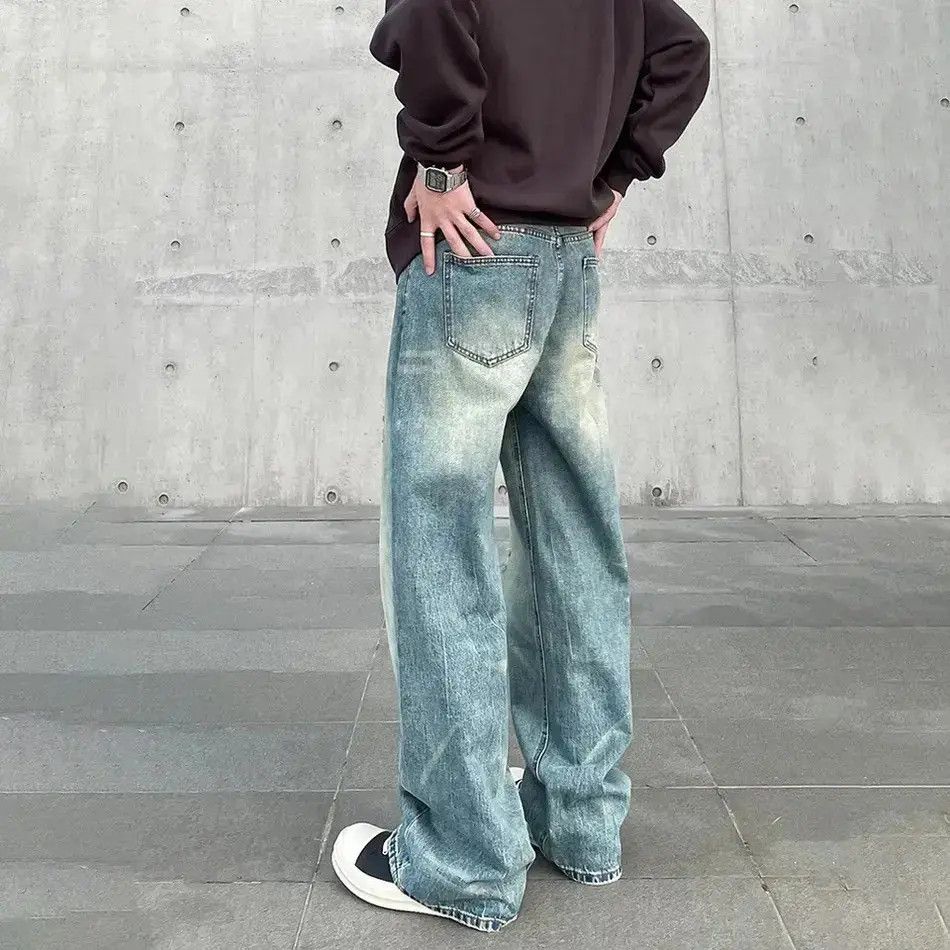 Japanese Brand Baggy ripped casual jeans pants y2k vintage Size US 32 / EU 48 - 3 Thumbnail