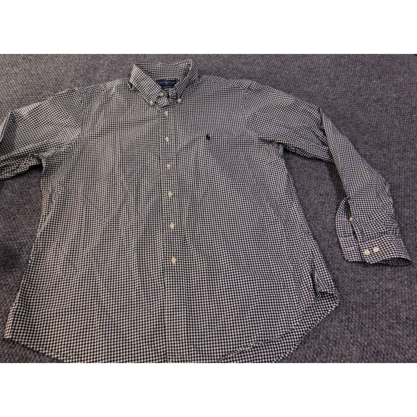 Ralph Lauren Ralph Lauren Shirt XL Men Blue White Gingham Check Button-Down Custom Fit Shirt Size US XL / EU 56 / 4 - 3 Thumbnail