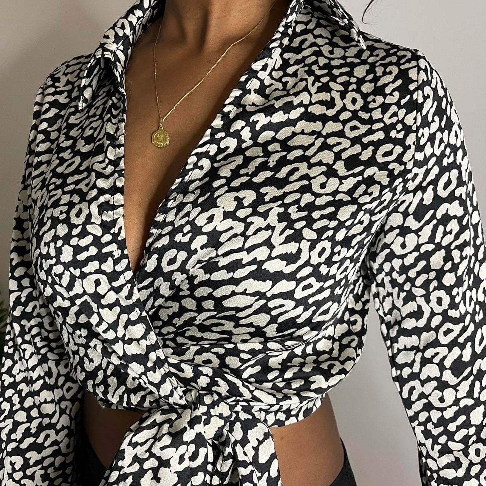 Other Cheetah print blouse Size S / US 4 / IT 40 - 2 Thumbnail