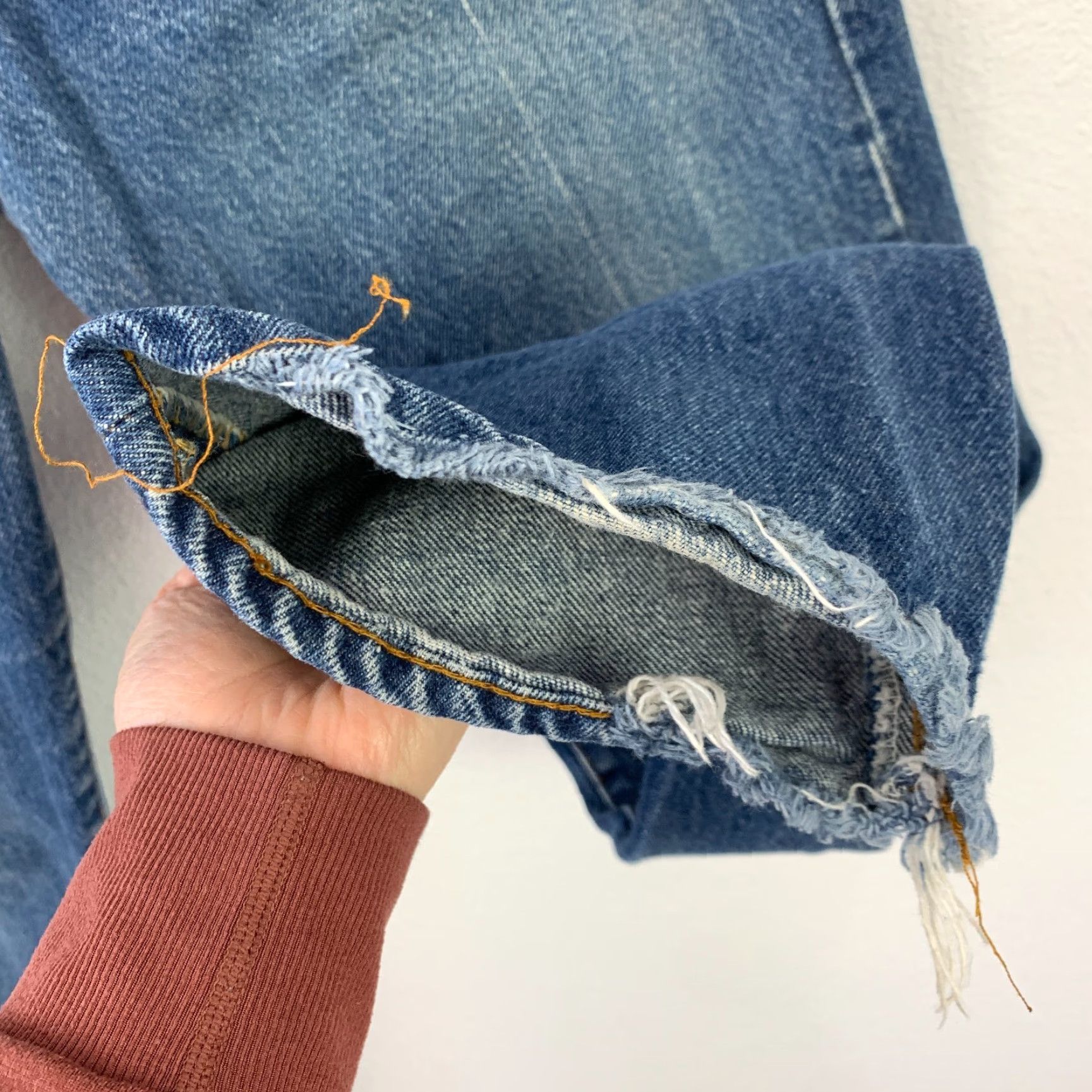 Levi's VINTAGE Levi's Jean Levi Strauss Button Fly 501 XX 34x38 32.5 Inseam Blue Denim Men Jeans Medium Wash 100% Cotton Size US 38 / EU 54 - 3 Thumbnail