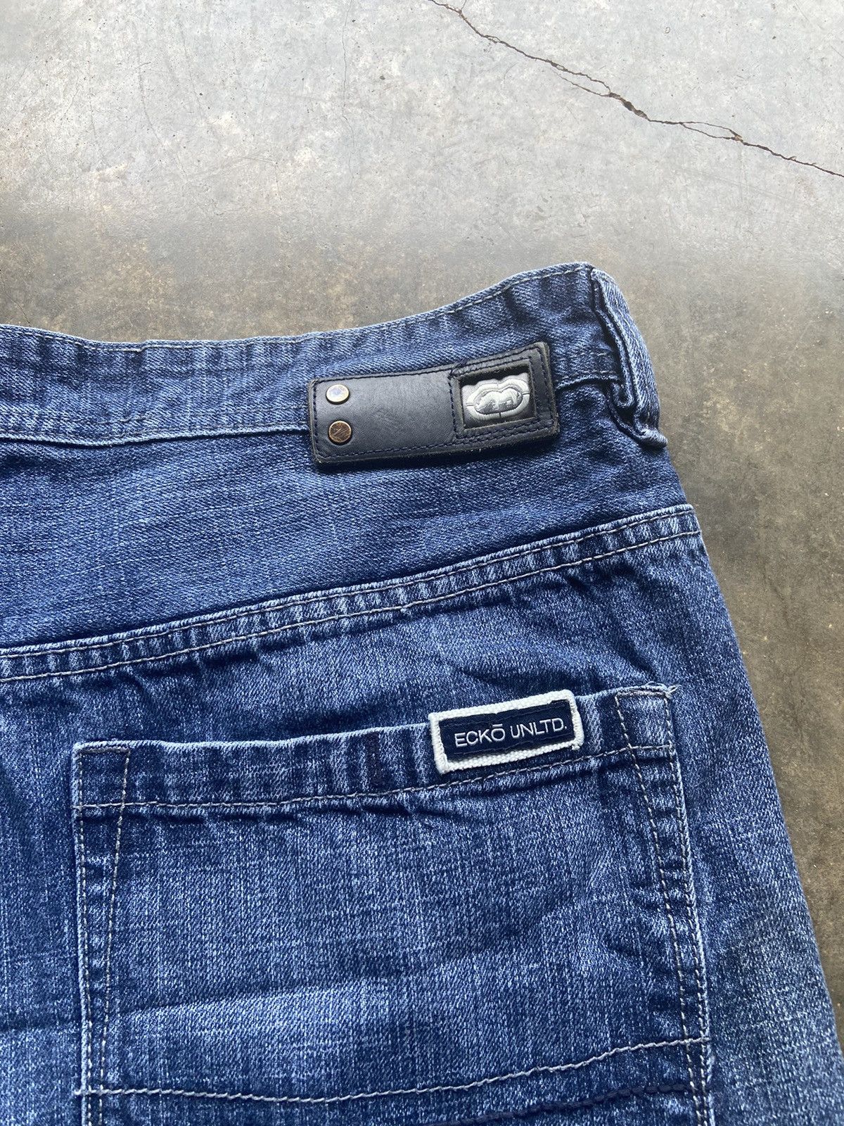 Ecko Unltd. × Southpole × Vintage Crazy Vintage Baggy Y2K Ecko Jorts Southpole Style Jeans Size US 40 / EU 56 - 3 Thumbnail