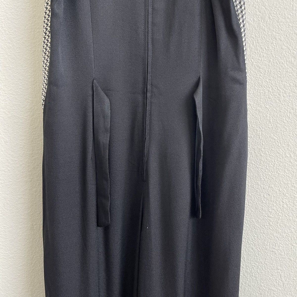Vintage CITY TRIANGLES Vintage 90s Black White Houndstooth Jumpsuit Size 32" / US 10 / IT 46 - 11 Thumbnail