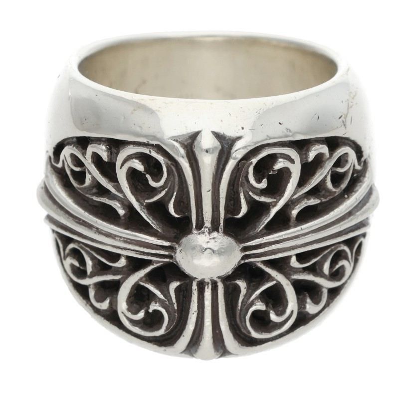 Chrome Hearts Chrome Hearts Pavé Diamond Classic Oval Cross Ring