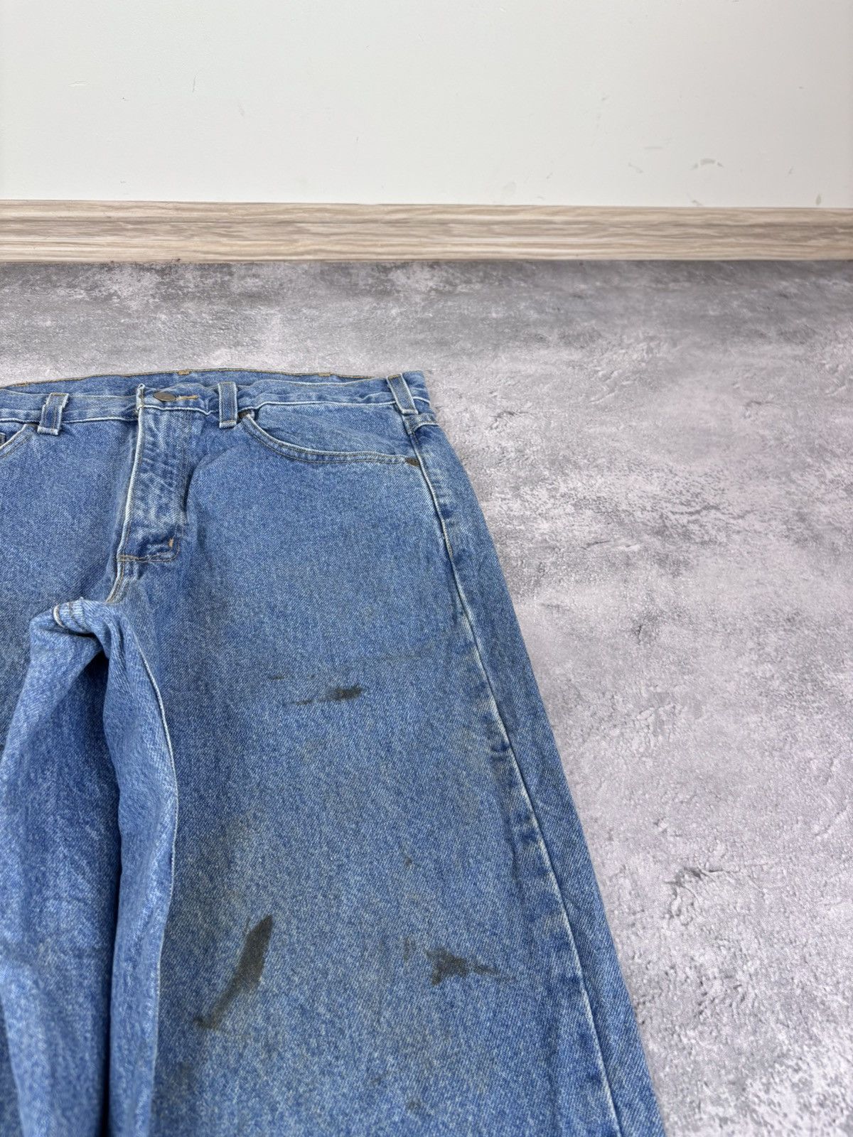 Carhartt Vintage Carhartt Men’s Blue Denim Jeans Straight Fit B17 STW Size US 33 - 14 Thumbnail