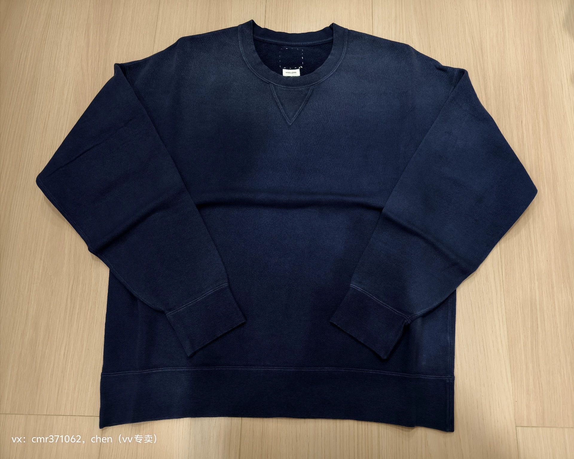Visvim VISVIM 24AW JUMBO SB SWEAT L/S Motors Clue Navy Size US M / EU 48-50 / 2 - 1 Thumbnail