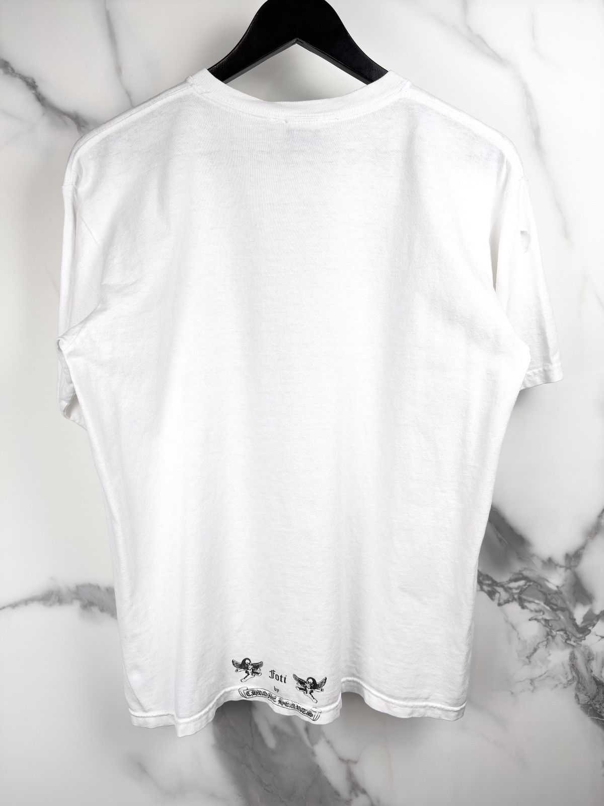 Chrome Hearts Chrome Hearts Vintage Foti Winged Skull Tshirt White Size US M / EU 48-50 / 2 - 7 Thumbnail