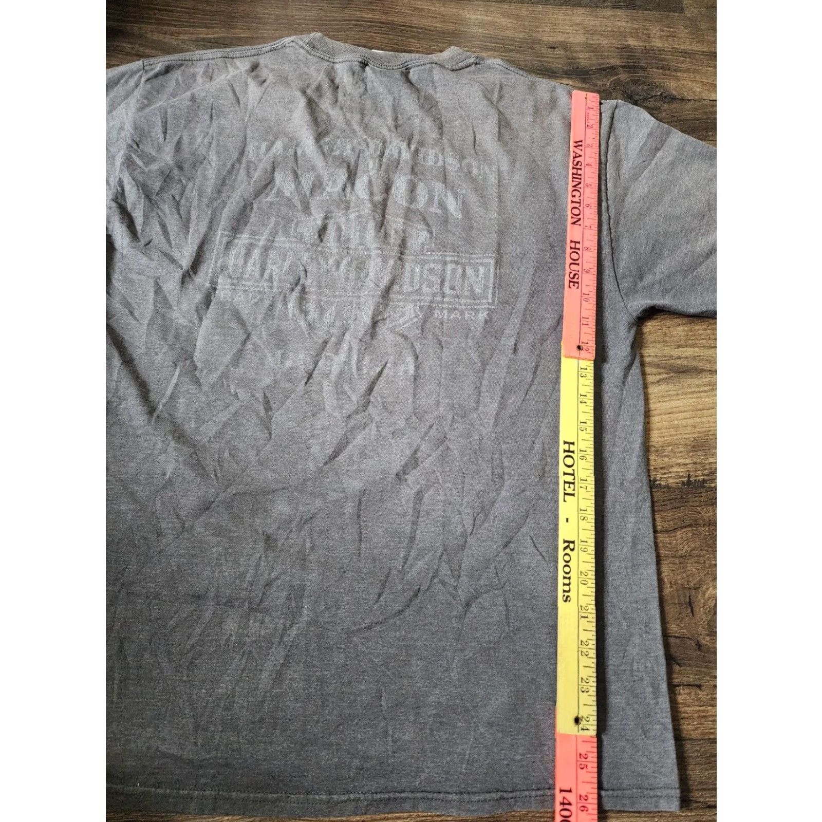 Harley Davidson Harley Davidson Georgia Biker Graphic T Shirt Gray Short Sleeve Adult Unisex Motorcycle Size US L / EU 52-54 / 3 - 2 Thumbnail