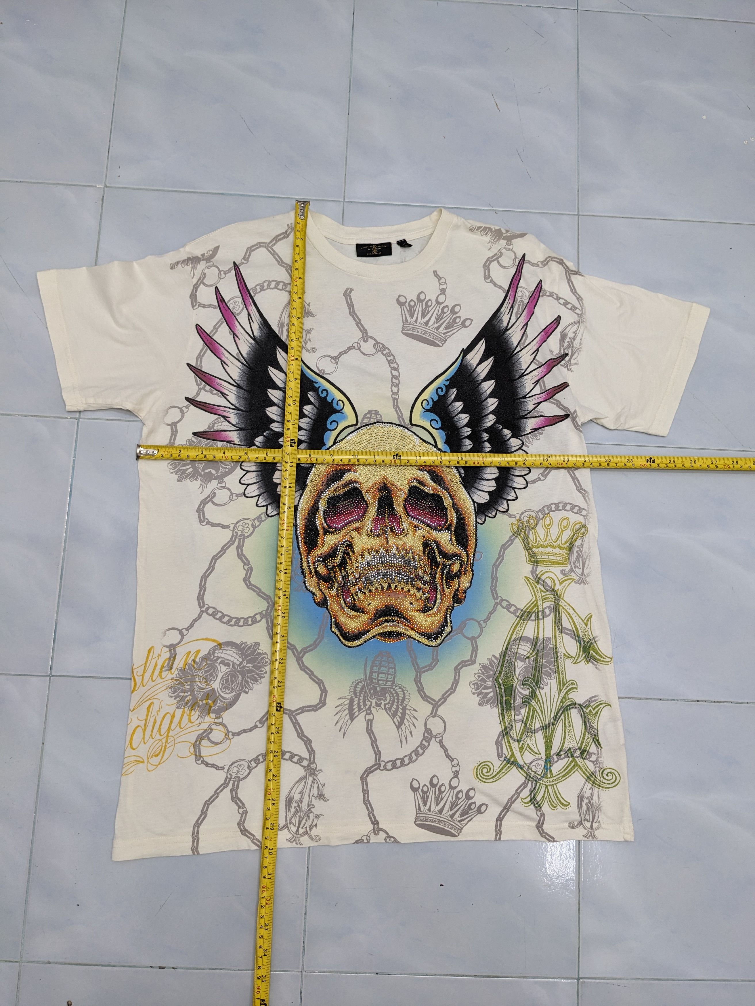 Ed Hardy ED HARDY CHRISTIAN AUDIGIER SKULL TSHIRT Size US M / EU 48-50 / 2 - 7 Thumbnail