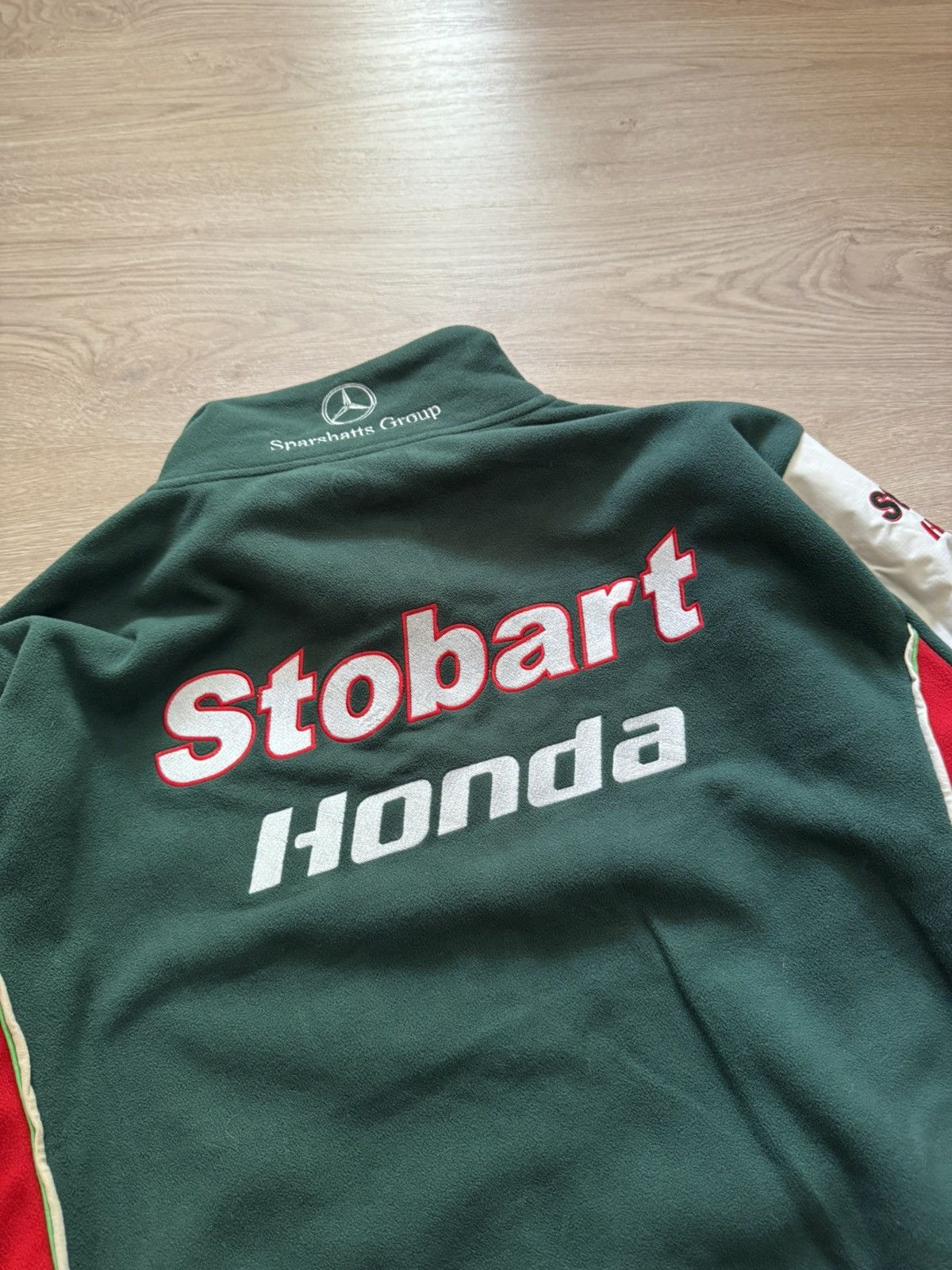 NASCAR Vintage Honda Nascar Racing y2k Fleece Full Zip Jacket Size US L / EU 52-54 / 3 - 11 Thumbnail