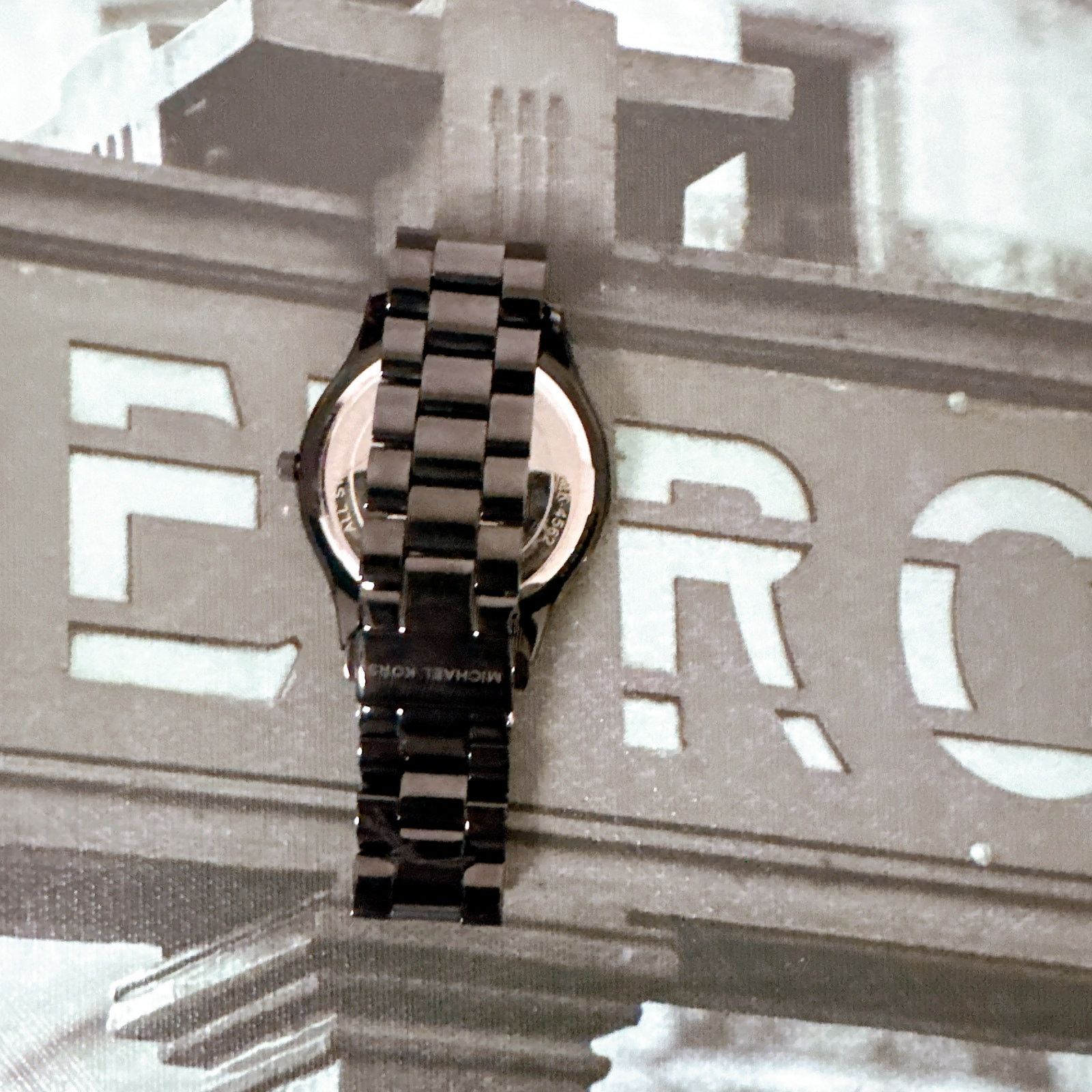 Michael Kors Michael Kors MK4562 Runway Quartz Black Watch Size ONE SIZE - 4 Thumbnail