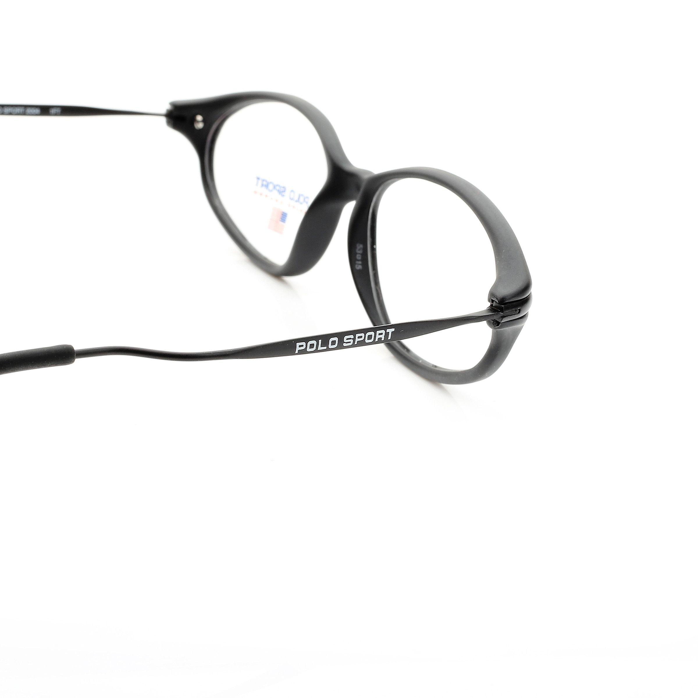 Polo Ralph Lauren Polo Sport Ralph Lauren '90s Black Round Glasses Size ONE SIZE - 3 Thumbnail