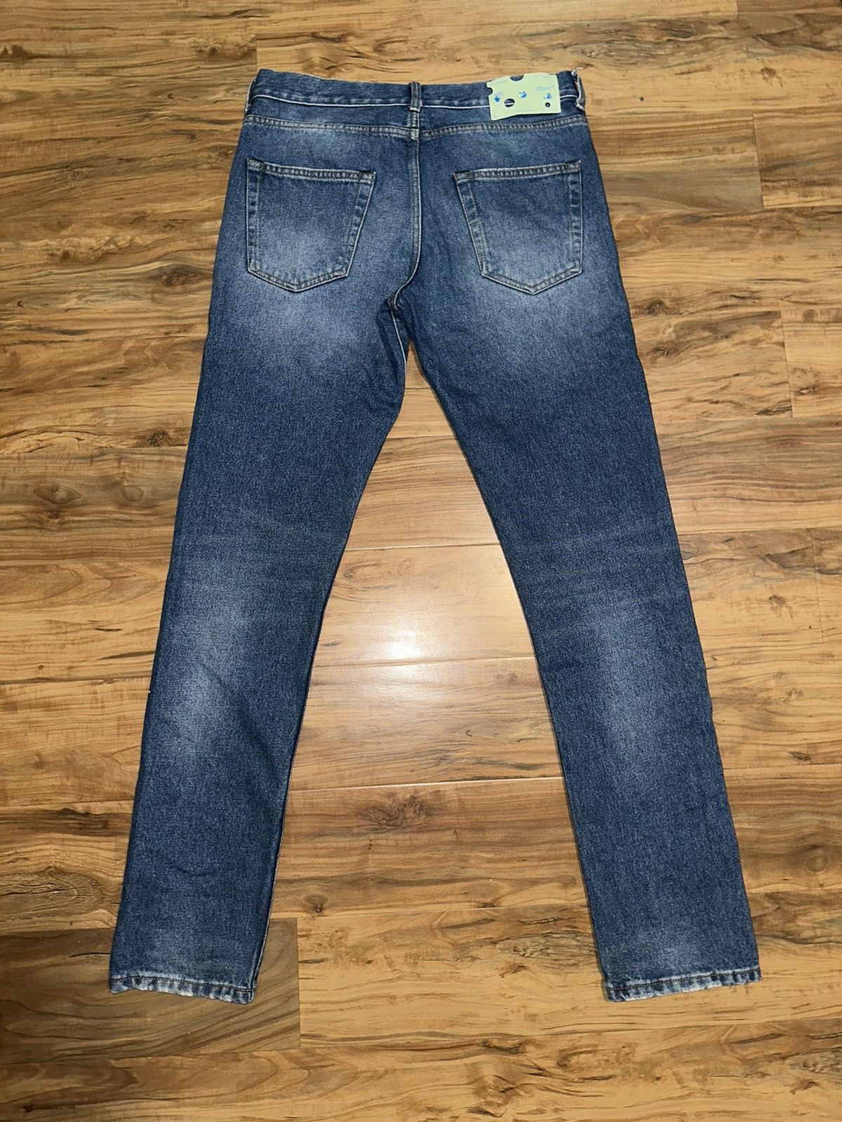 Off-White Off White Paper Clip Zipper Denim Size US 30 / EU 46 - 4 Thumbnail