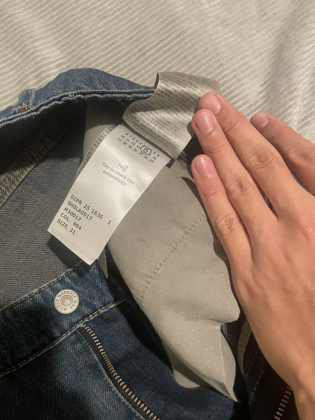 Maison Margiela Mm6 Two tone denim Size US 31 - 9 Thumbnail