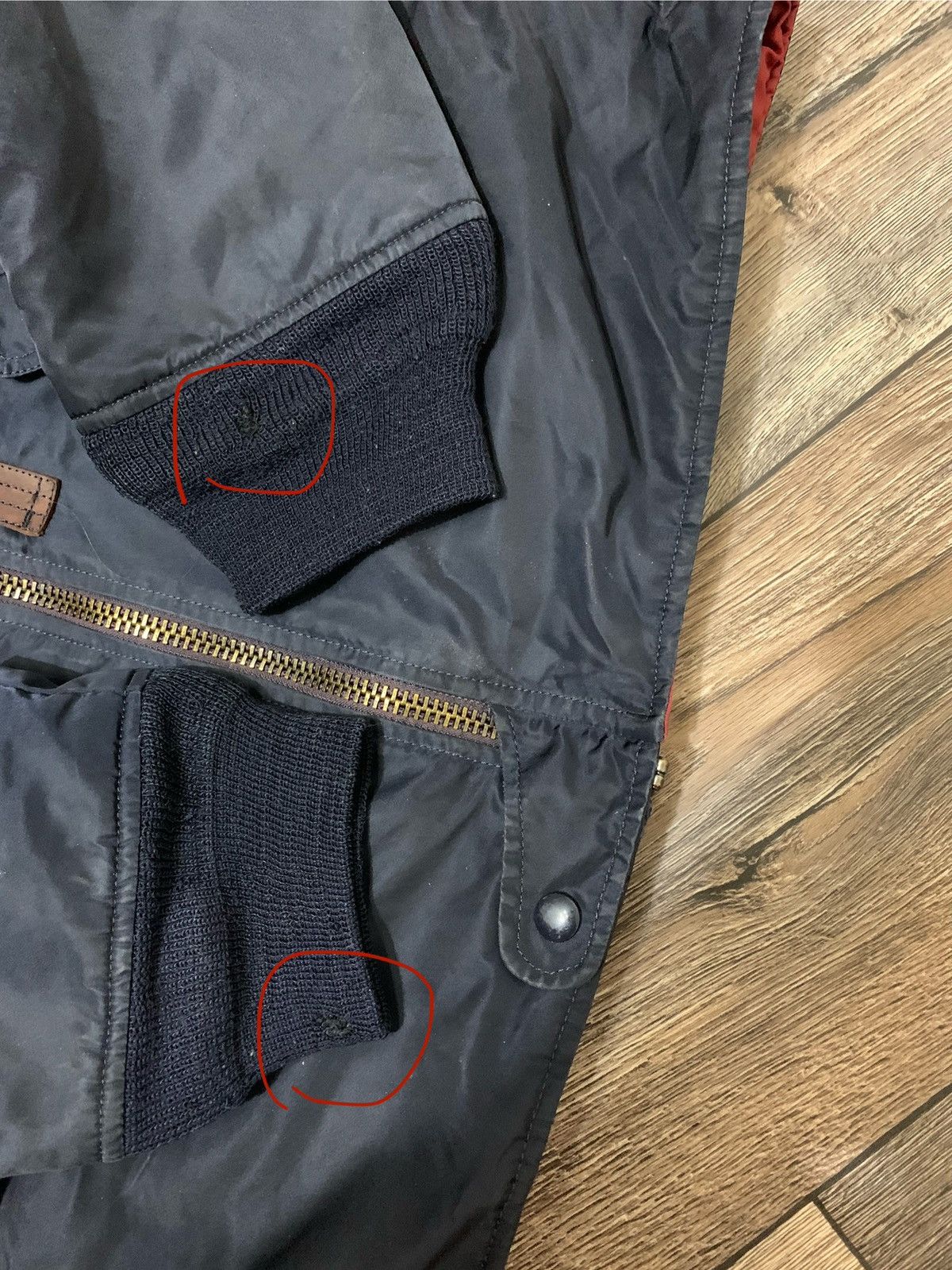 Alpha Industries × Vintage Alpha Industries Vintage Flight Military Nylon Bomber Jacket Size US S / EU 44-46 / 1 - 6 Thumbnail