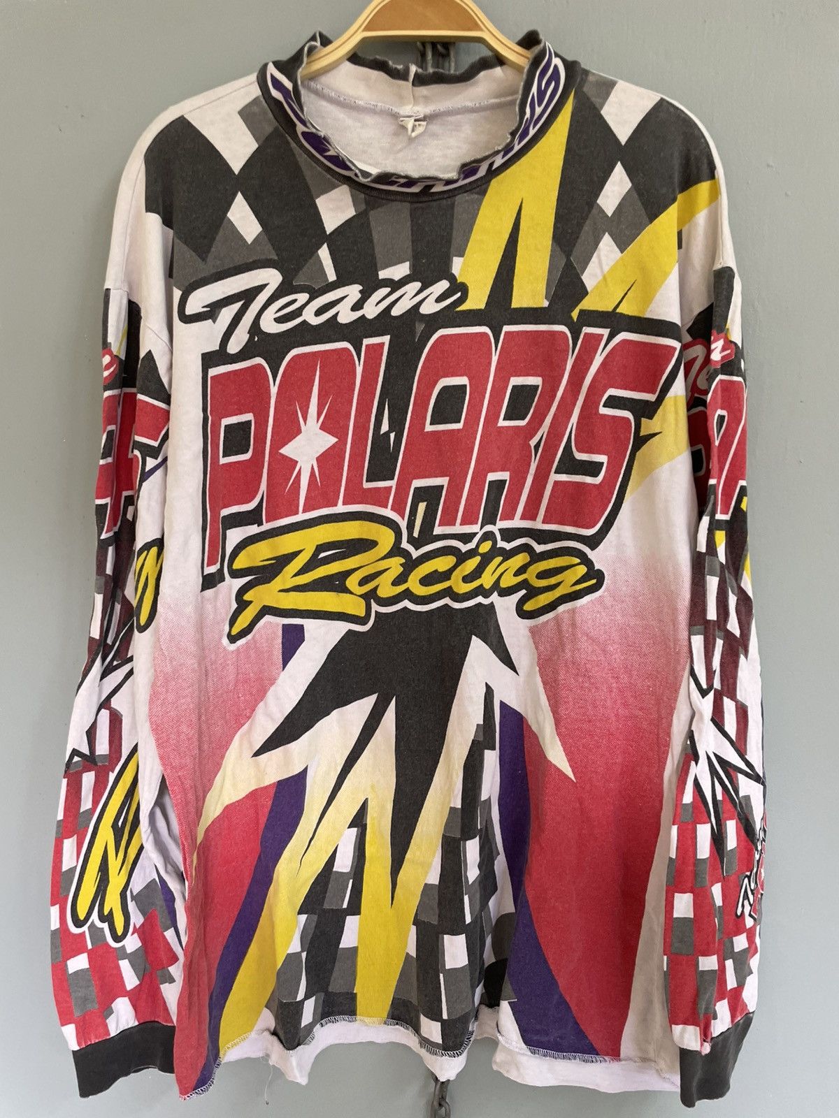 Vintage Vintage Team Polaris Racing motocross jersey Size US XL / EU 56 / 4 - 3 Thumbnail