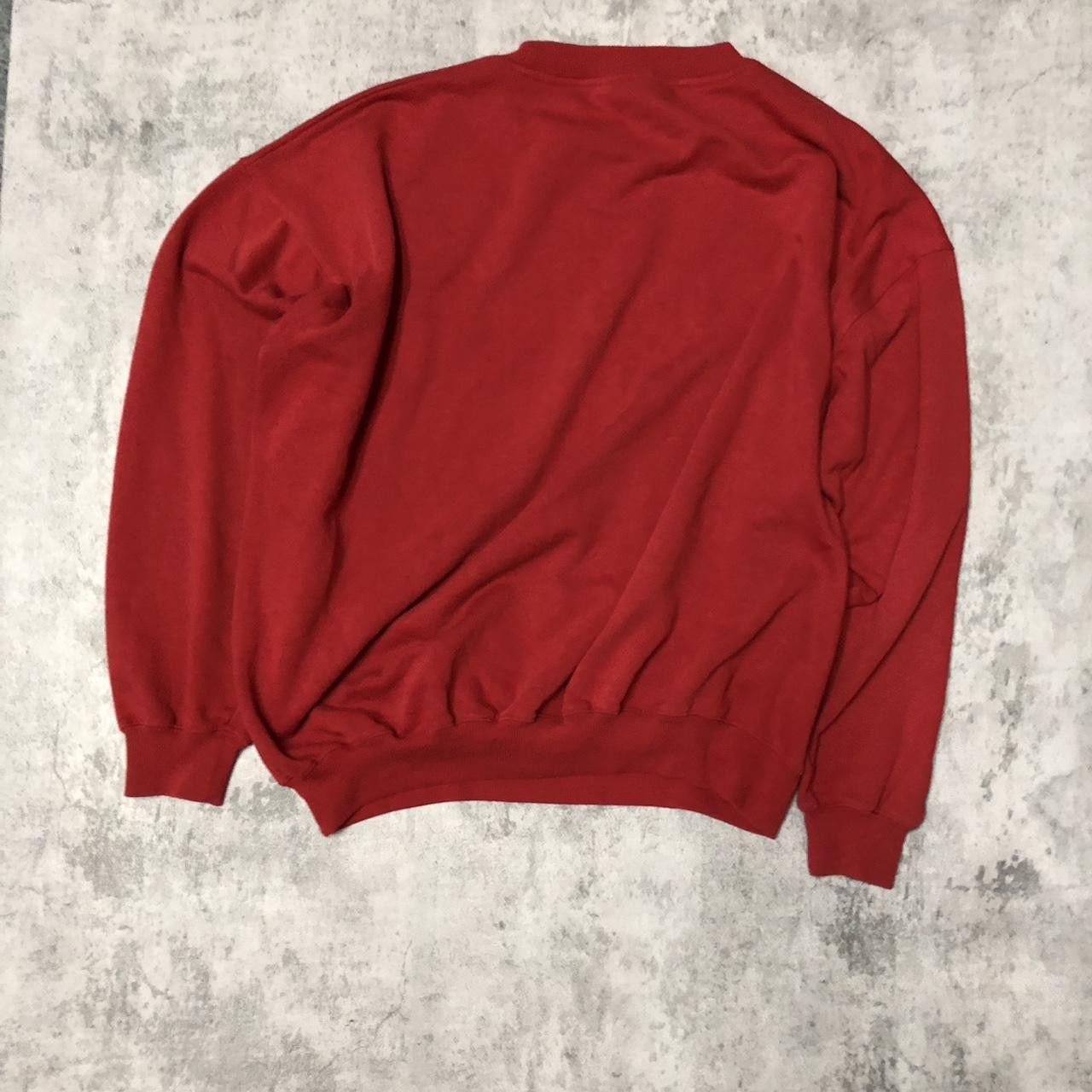 Coca Cola Coca-Cola red sweatshirt with embroidered logo sweatshirt Size US XL / EU 56 / 4 - 4 Thumbnail