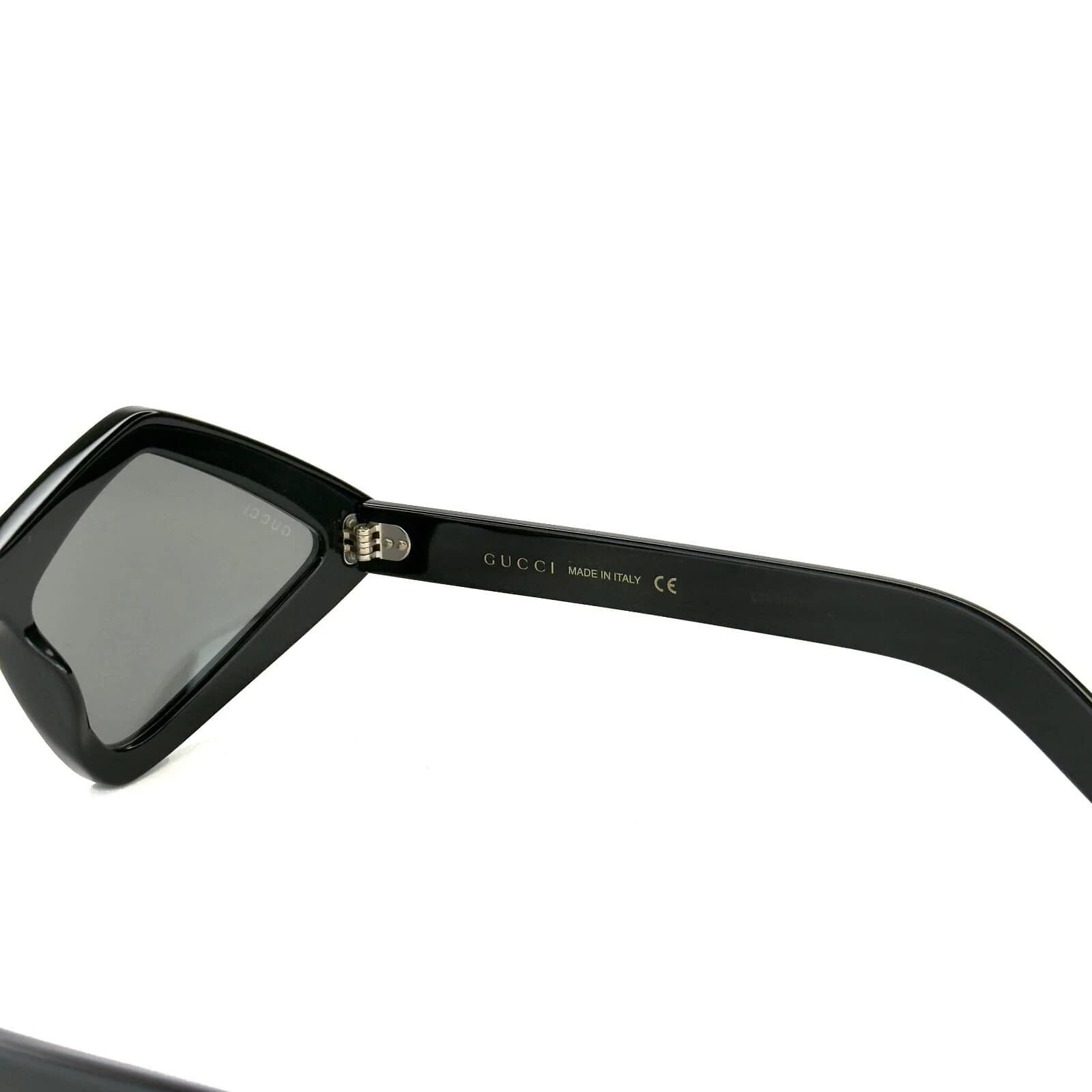 Gucci GUCCI GG0496S Hollywood 0496 Black Fashion Sunglasses 004 Size ONE SIZE - 3 Thumbnail