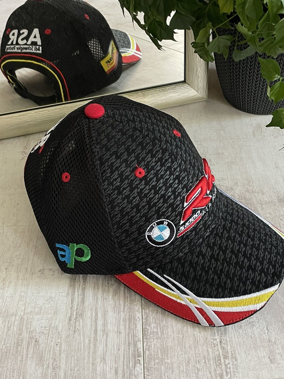 BMW × Vintage Bmw RR Power Team Hat Racing Cap Dunlop ASR Y2K RARE Vintage Size ONE SIZE - 3 Thumbnail