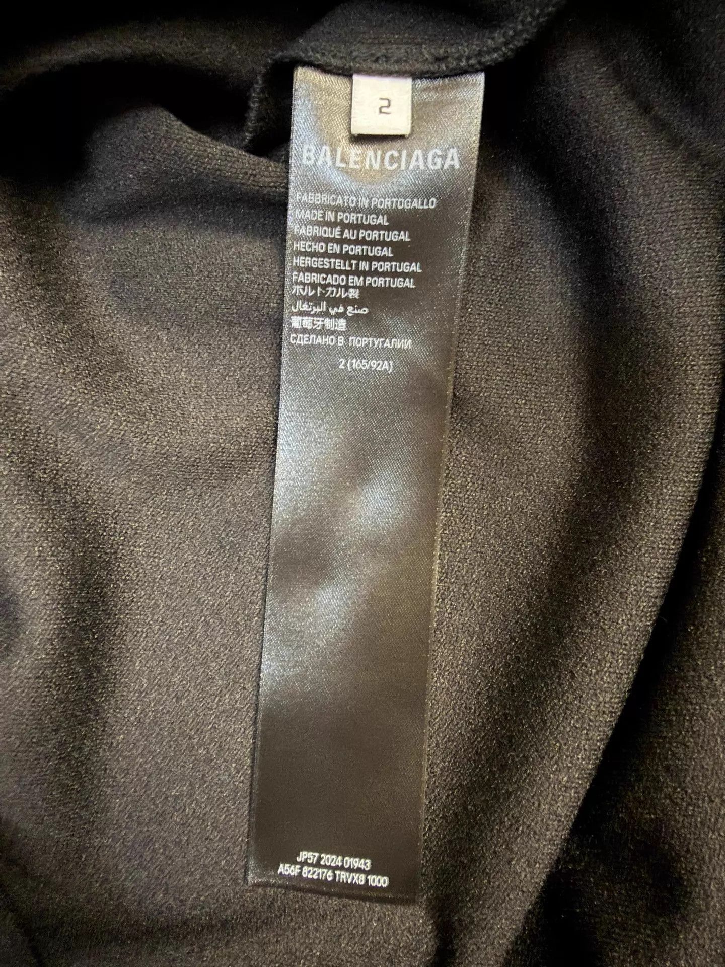 Balenciaga Balenciaga 01 Jersey Layered Long-Sleeve Tee US 2 Size US M / EU 48-50 / 2 - 4 Thumbnail