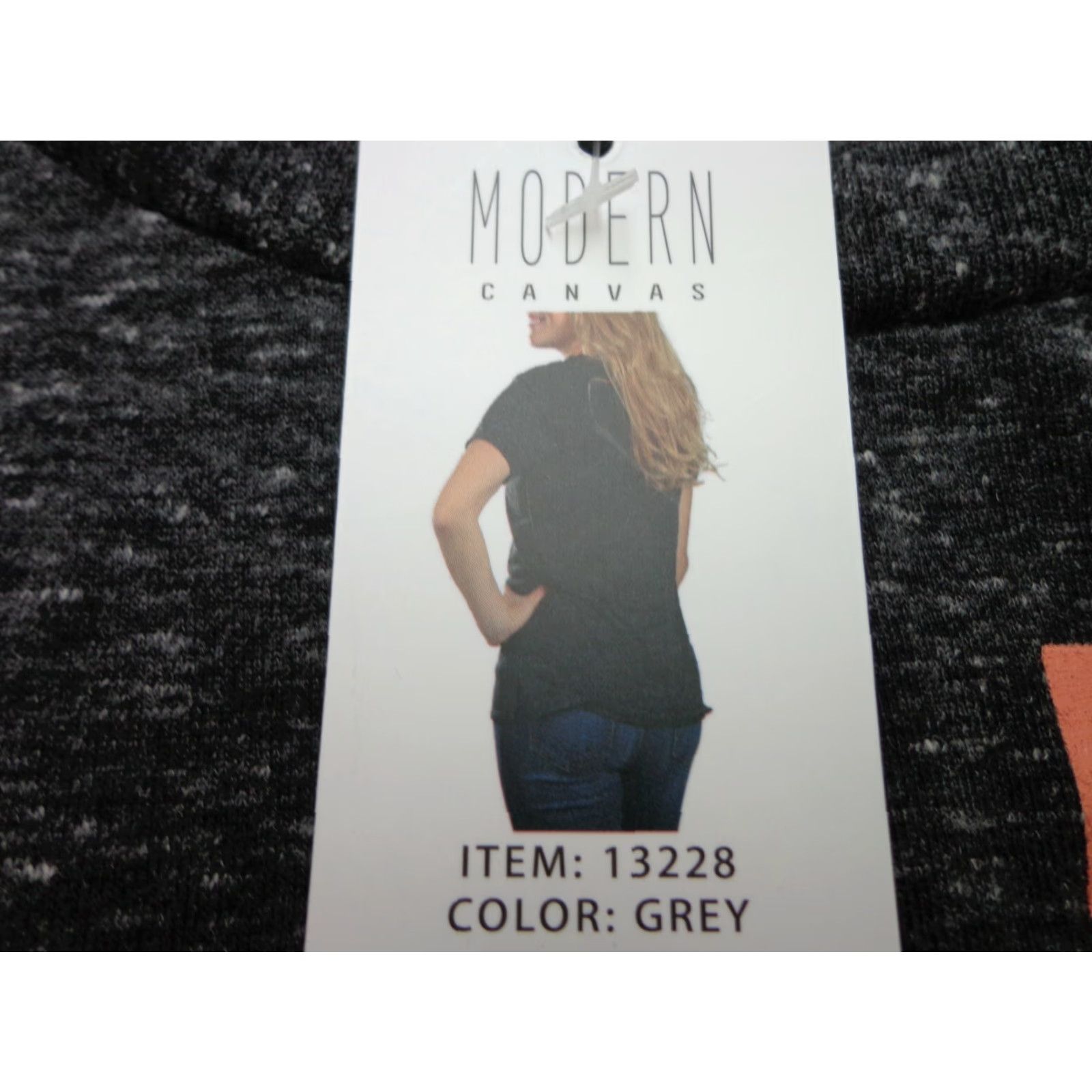 Vintage BE A NICE HUMAN Modern Canvas Women's T Shirt Dark Heather Gray Size Medium Size M / US 6-8 / IT 42-44 - 4 Thumbnail