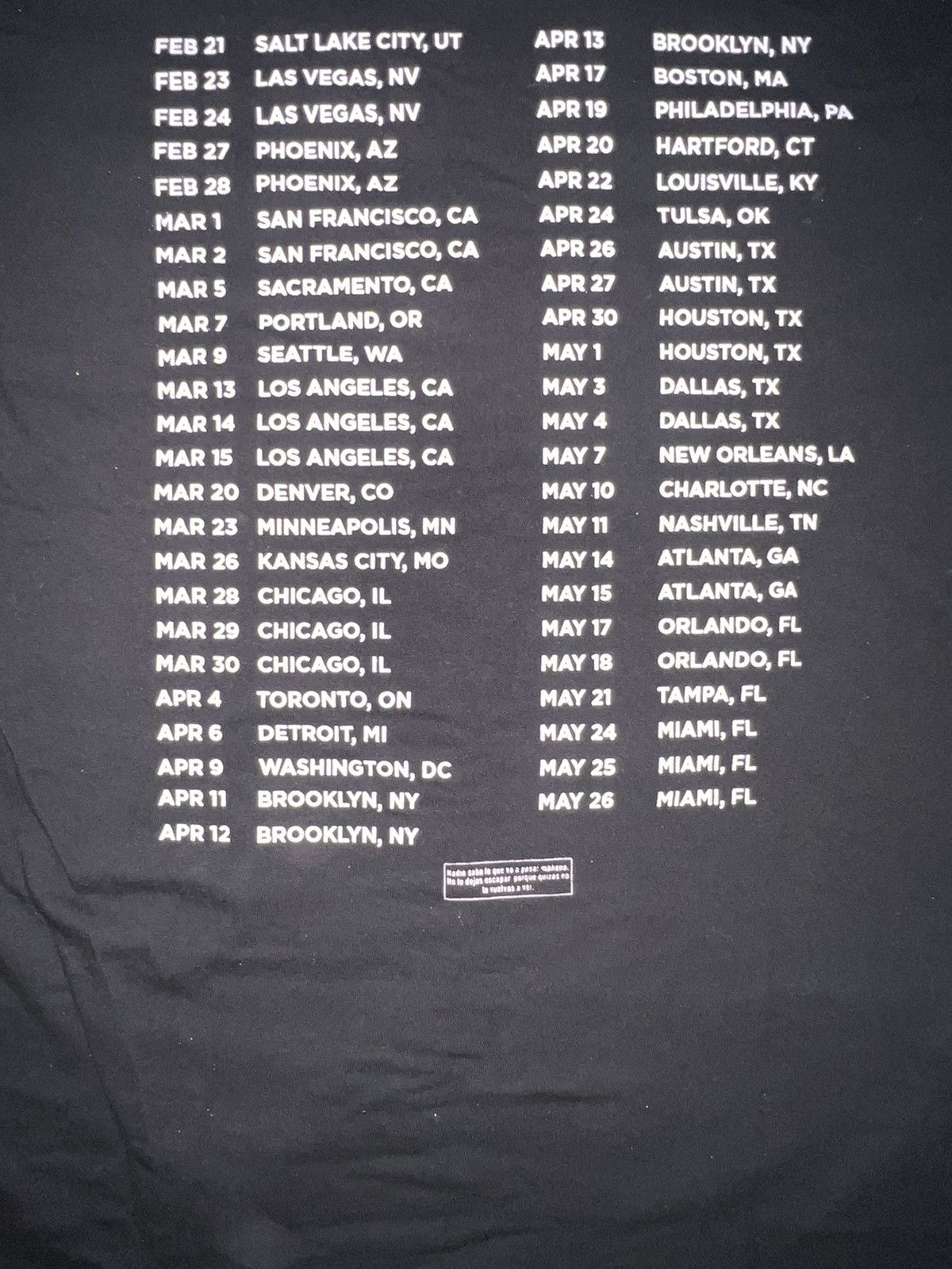 Band Tees Bad Bunny Most Wanted Tour Tee Size US L / EU 52-54 / 3 - 3 Thumbnail
