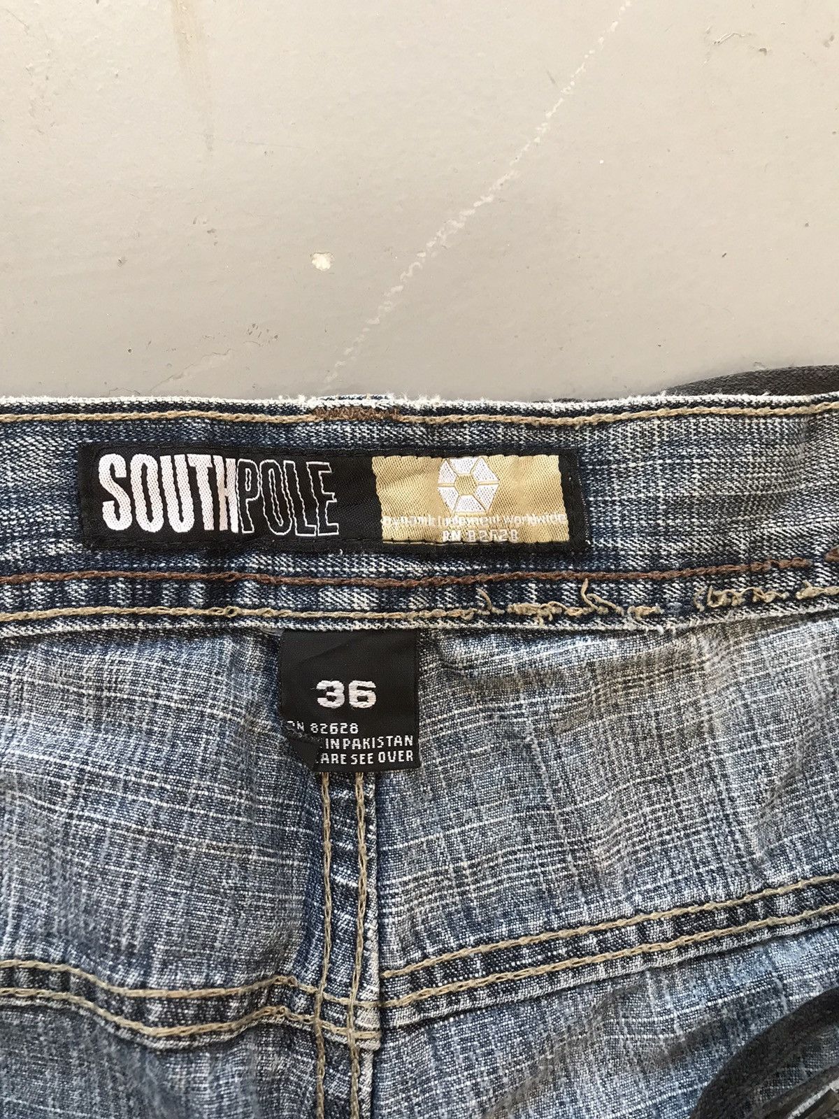 Southpole × Vintage Vintage Southpole brown tab straight fit denim Size US 36 / EU 52 - 8 Thumbnail