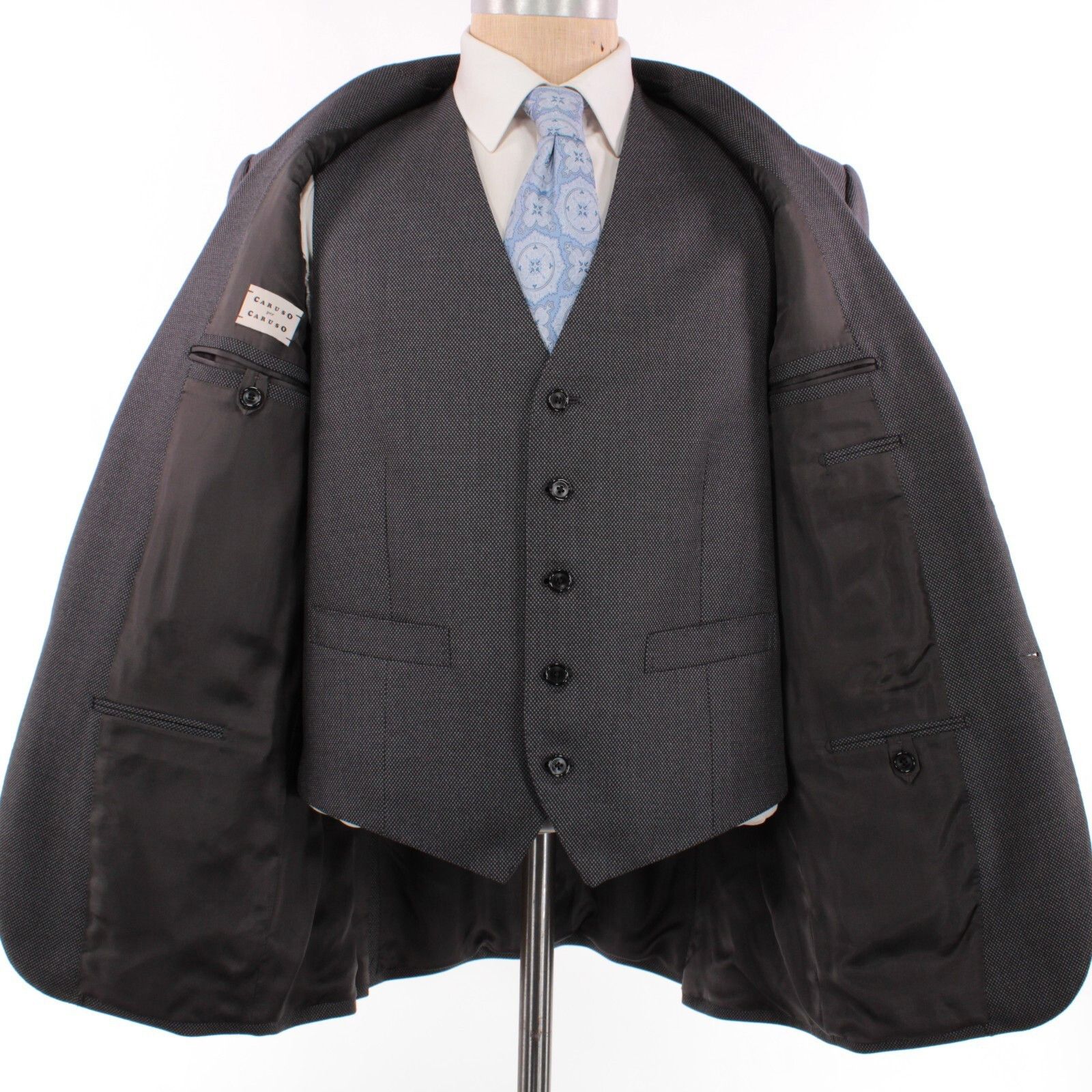 Caruso Caruso Suit Size US 40 Regular in Gray Size 40R - 7 Thumbnail