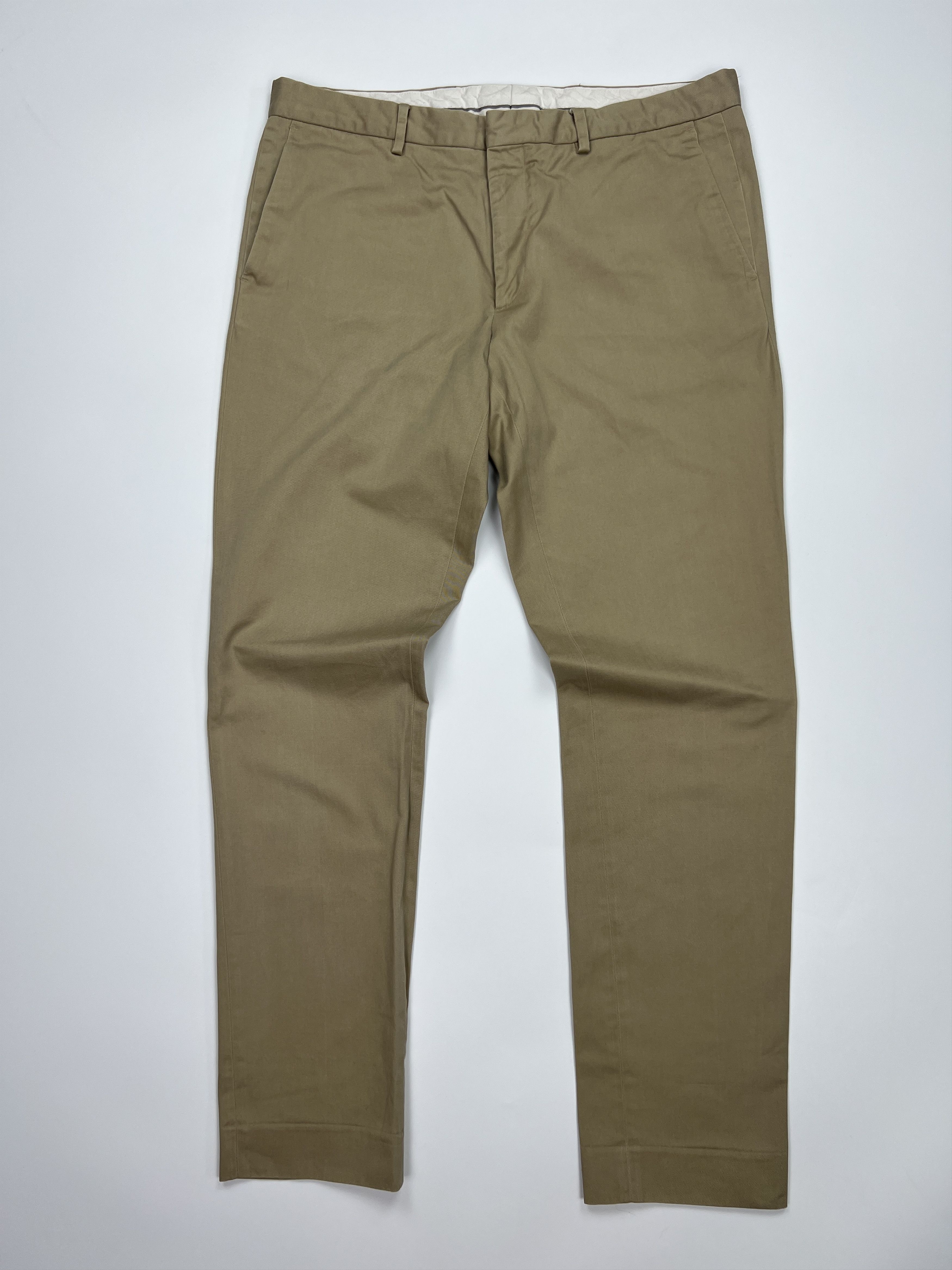 Arket Arket Beige Cotton Chino Trousers Size US 33 - 1 Thumbnail