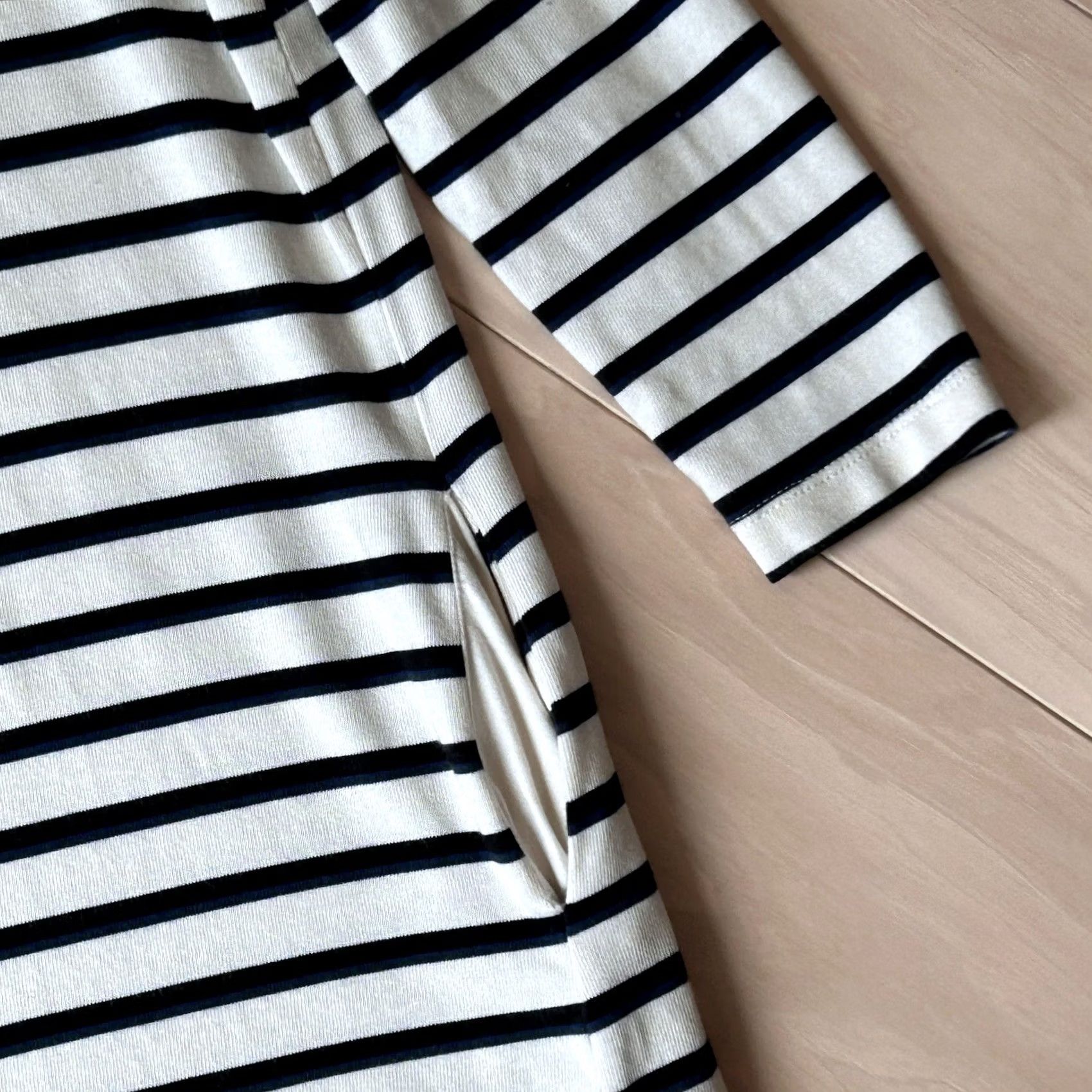 Marine Layer Marine Layer Gigi Supima Cotton Striped Dress Pockets Women’s Small Size S / US 4 / IT 40 - 3 Thumbnail