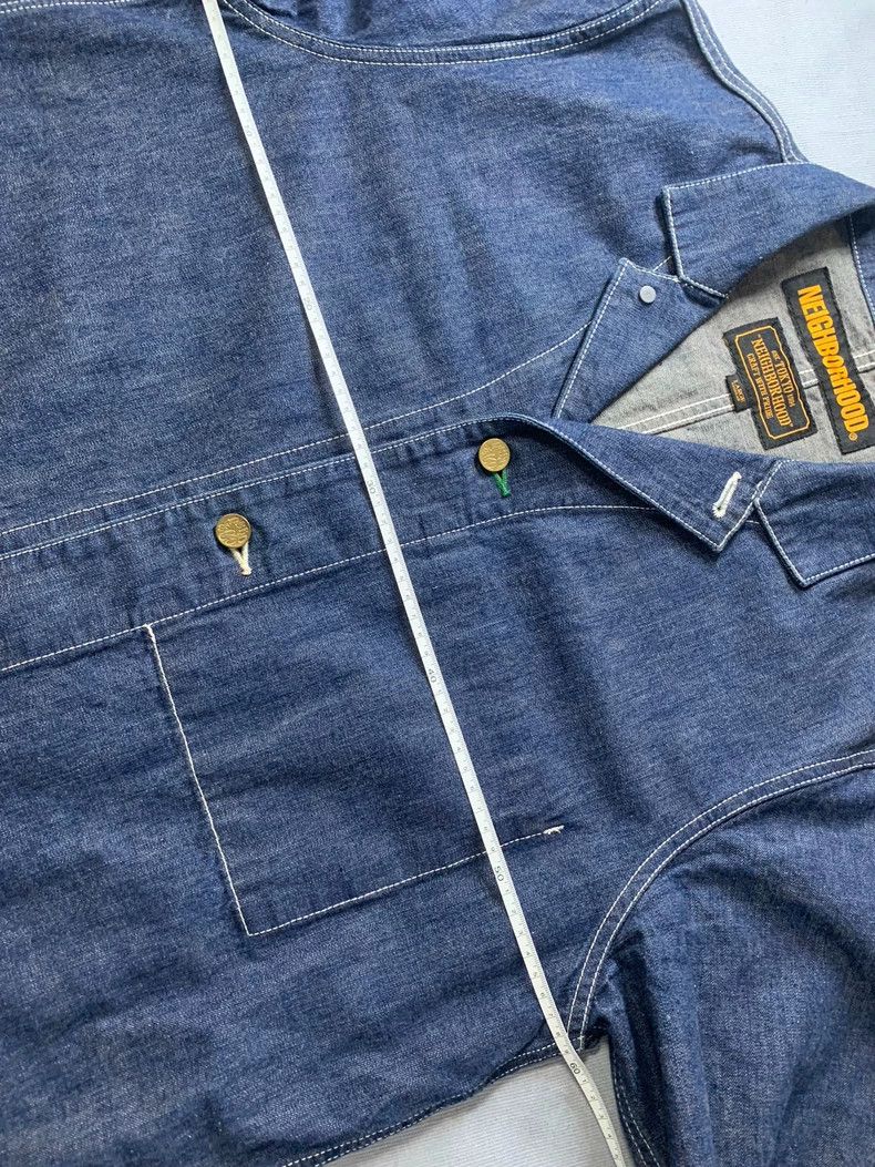 Neighborhood NEIGHBORHOOD Nissan Long Denim Jacket 2504-Nextarrow Size US L / EU 52-54 / 3 - 6 Thumbnail