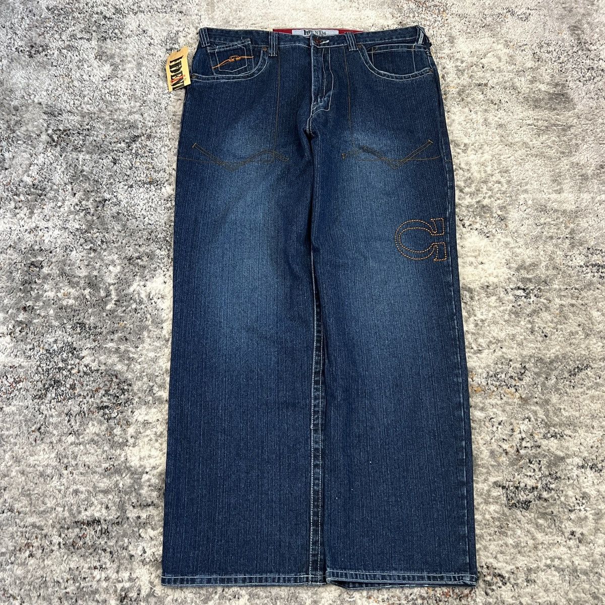 JNCO × Japanese Brand × Vintage Crazy Vintage y2k igniton baggy wide leg unique jeans Size US 38 / EU 54 - 4 Thumbnail