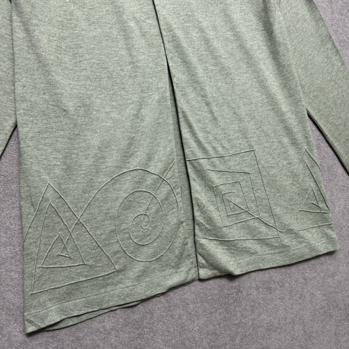 Issey Miyake Hai Sporting Gear by Issey Miyake Sage Wool Embossed Art Size US M / EU 48-50 / 2 - 3 Thumbnail