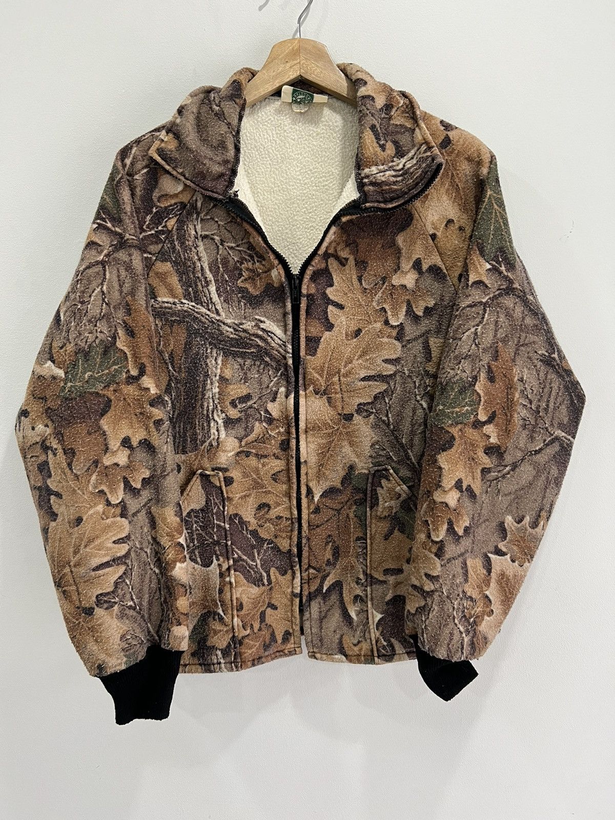 Vintage Vintage Camo Real Tree Fleece Sweater zip up Size US M / EU 48-50 / 2 - 1 Thumbnail