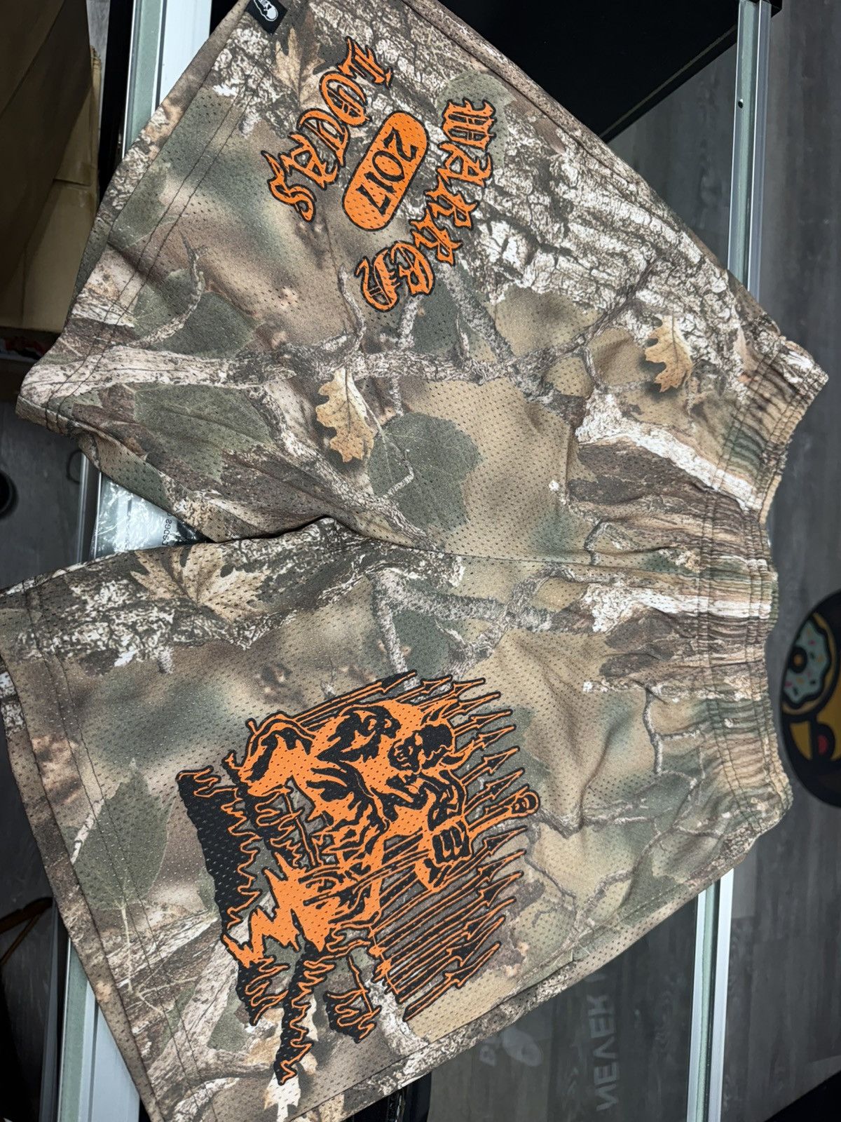 Warren Lotas Warren Lotas Demon Guard Faded Hunting Camo mesh shorts Size US 35 - 5 Thumbnail