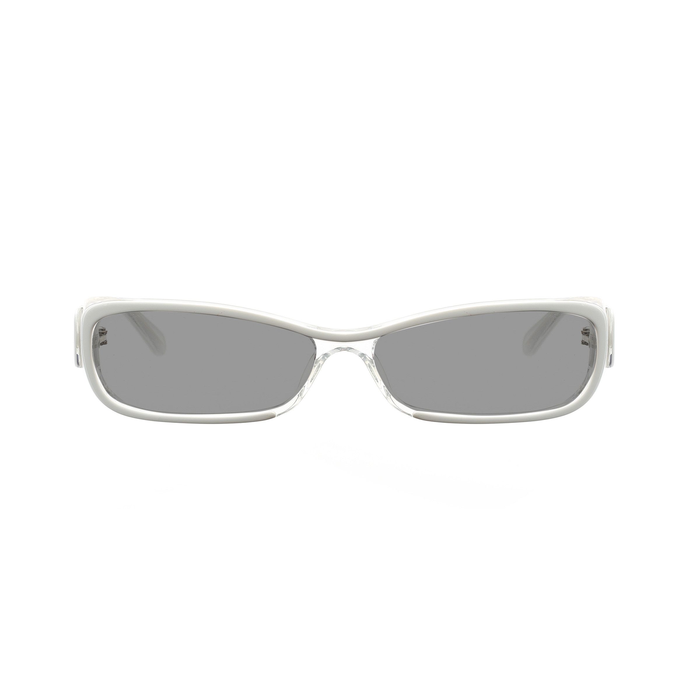 Alexander McQueen Alexander McQueen 00s White Transparent Sunglasses Size ONE SIZE - 2 Thumbnail