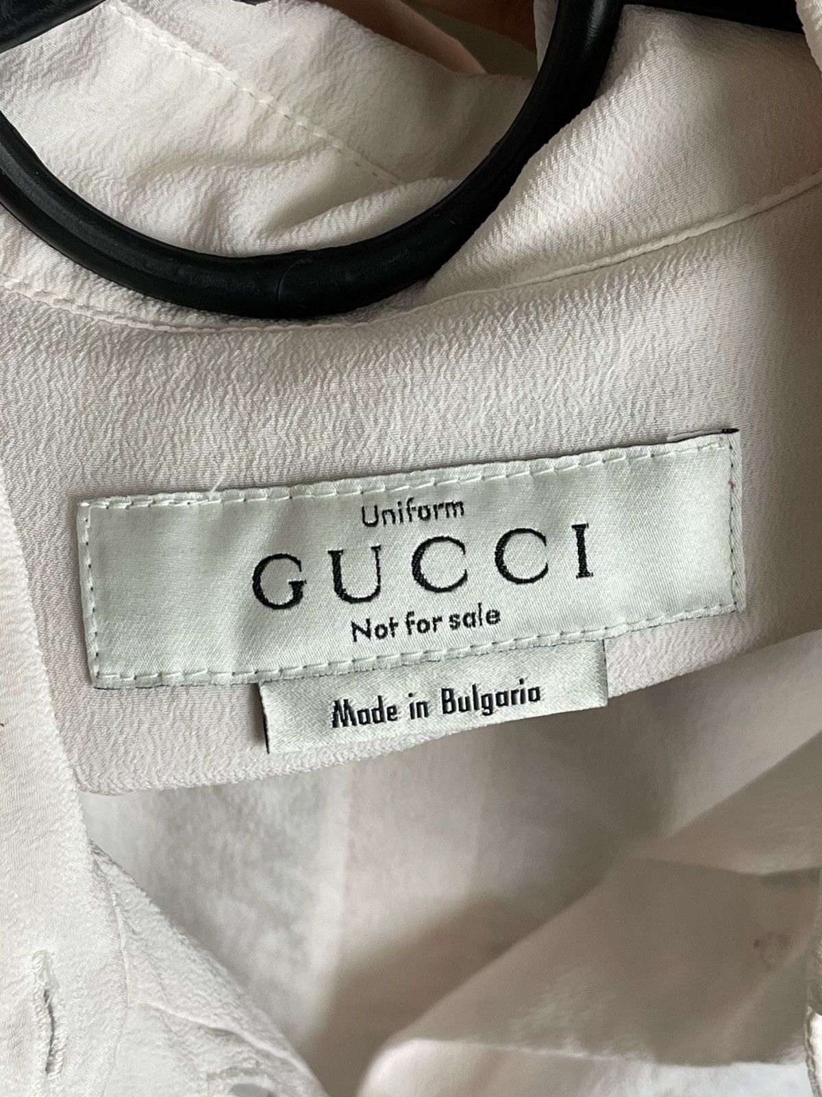 Gucci Gucci Uniform Shirt Button Up Long Sleeve Size M / US 6-8 / IT 42-44 - 14 Thumbnail