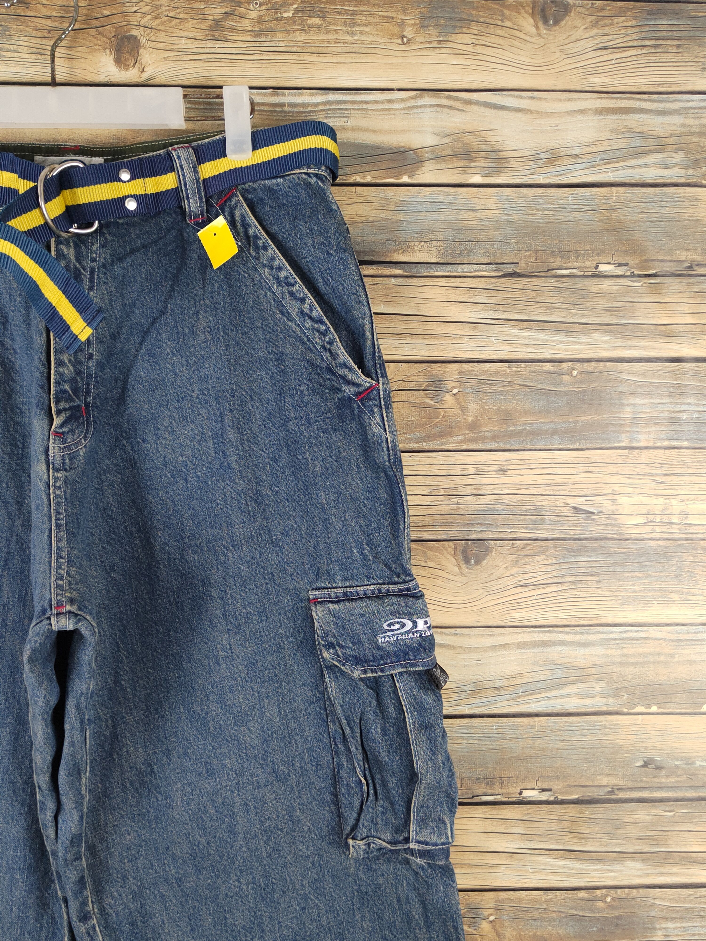 Welcome Skateboards DL Piko Blue Distressed Ripped Jeans #2610 Size US 34 / EU 50 - 6 Thumbnail