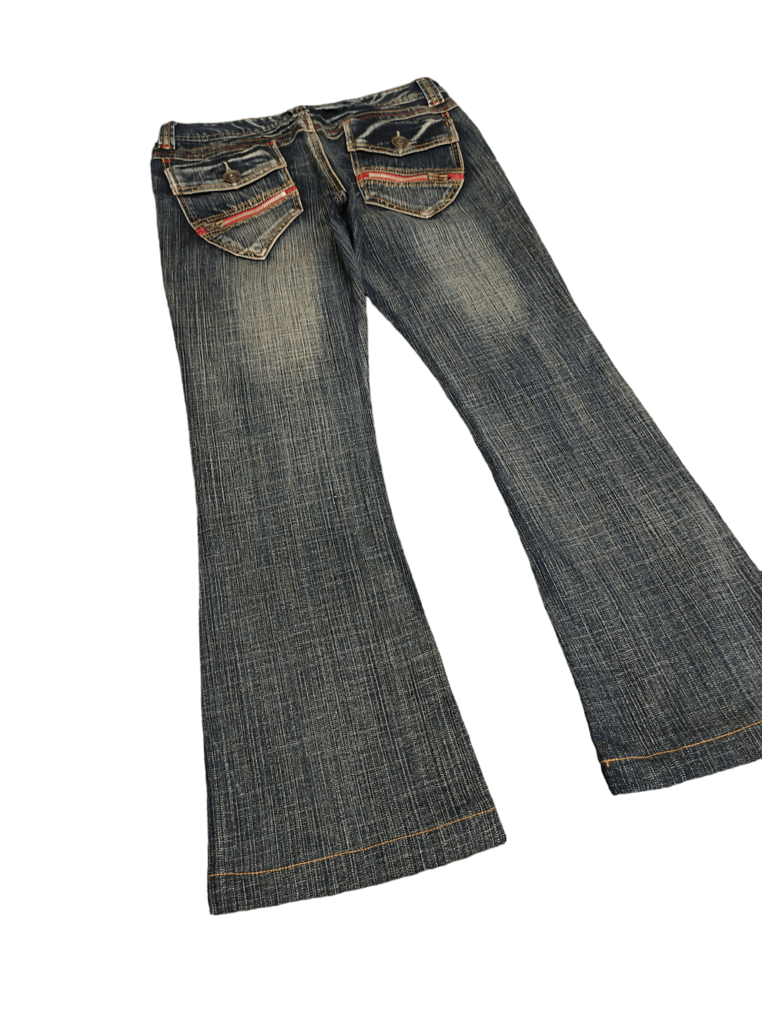 Hysteric Glamour × Undercover Flare Jeans The Vintage Faded Low Rise Boot Cut Y2k Goa lgb Size US 31 - 13 Thumbnail