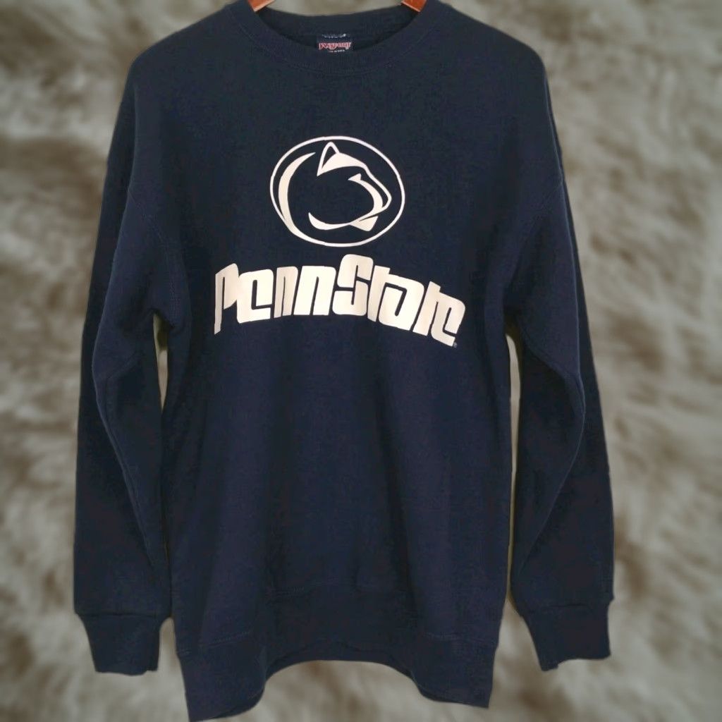 Jansport VINTAGE Penn State University Sweatshirt XL Blue USA Nittany Lion Jansport Shirt Mens Size US XL / EU 56 / 4 - 1 Thumbnail