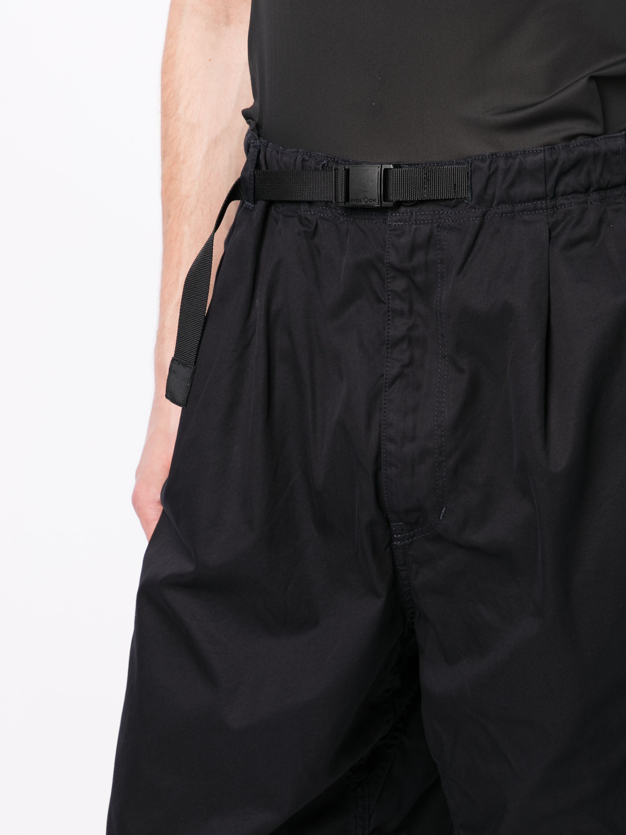 Comme des Garcons Homme o1mle1024 Belted Shorts in Black Size US 30 / EU 46 - 5 Thumbnail
