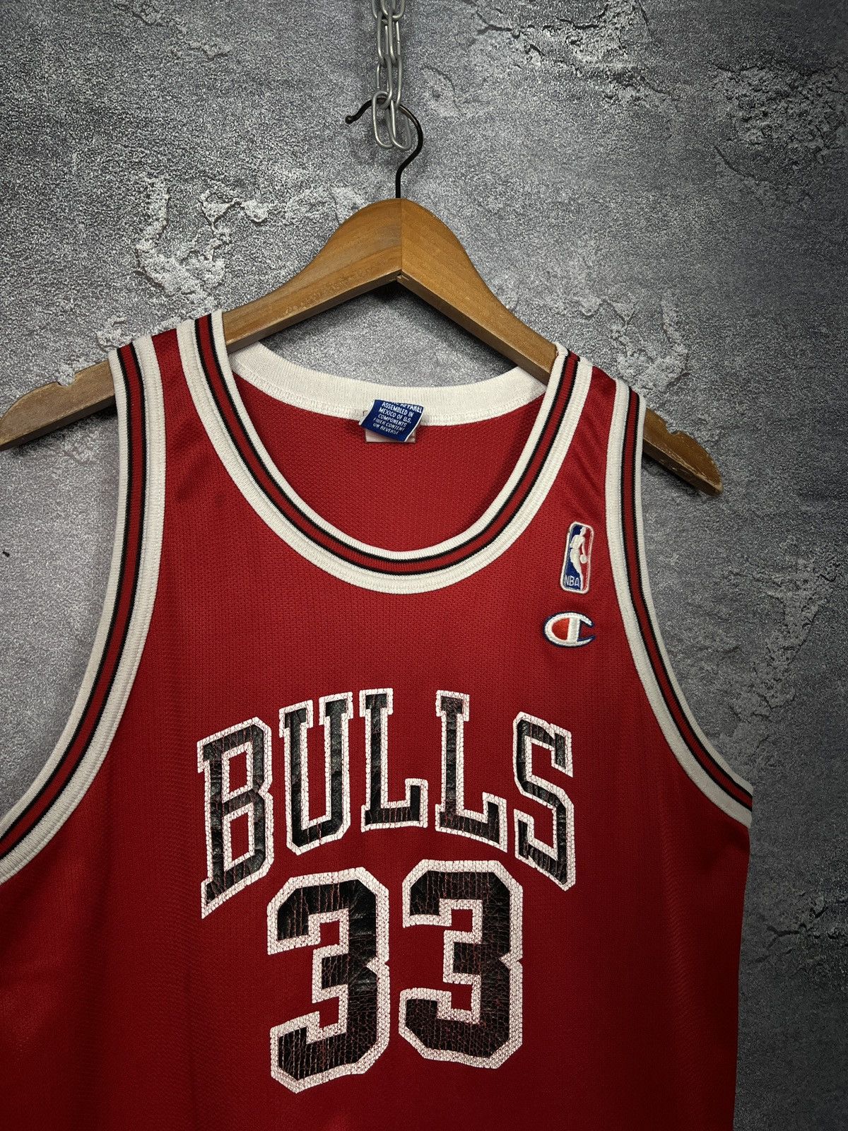 Vintage Champion Chicago Bulls #33 Pippen Jersey Tank Top
