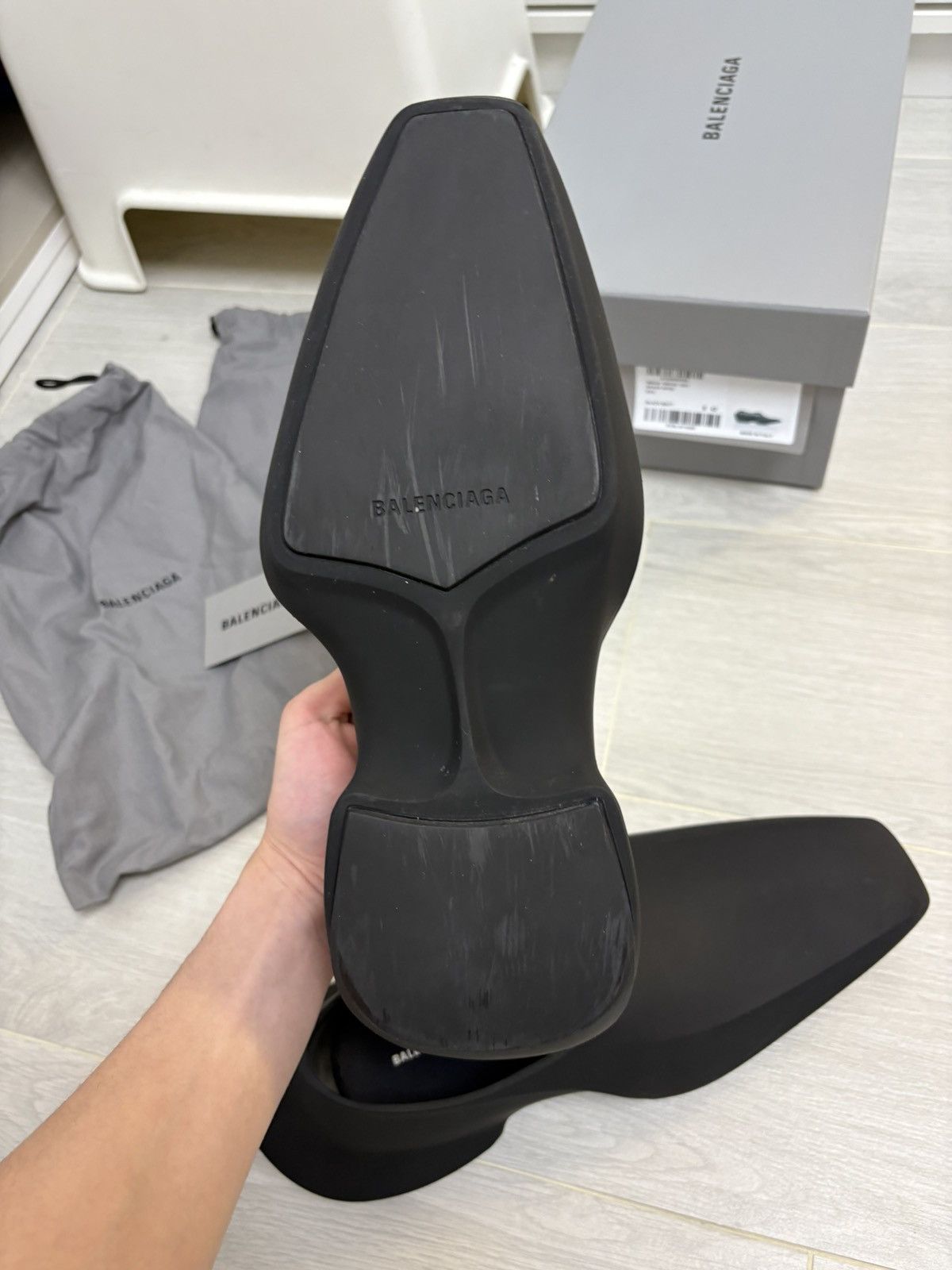 Balenciaga Space Shoe Size 42 matte black Size US 9 / EU 42 - 5 Thumbnail
