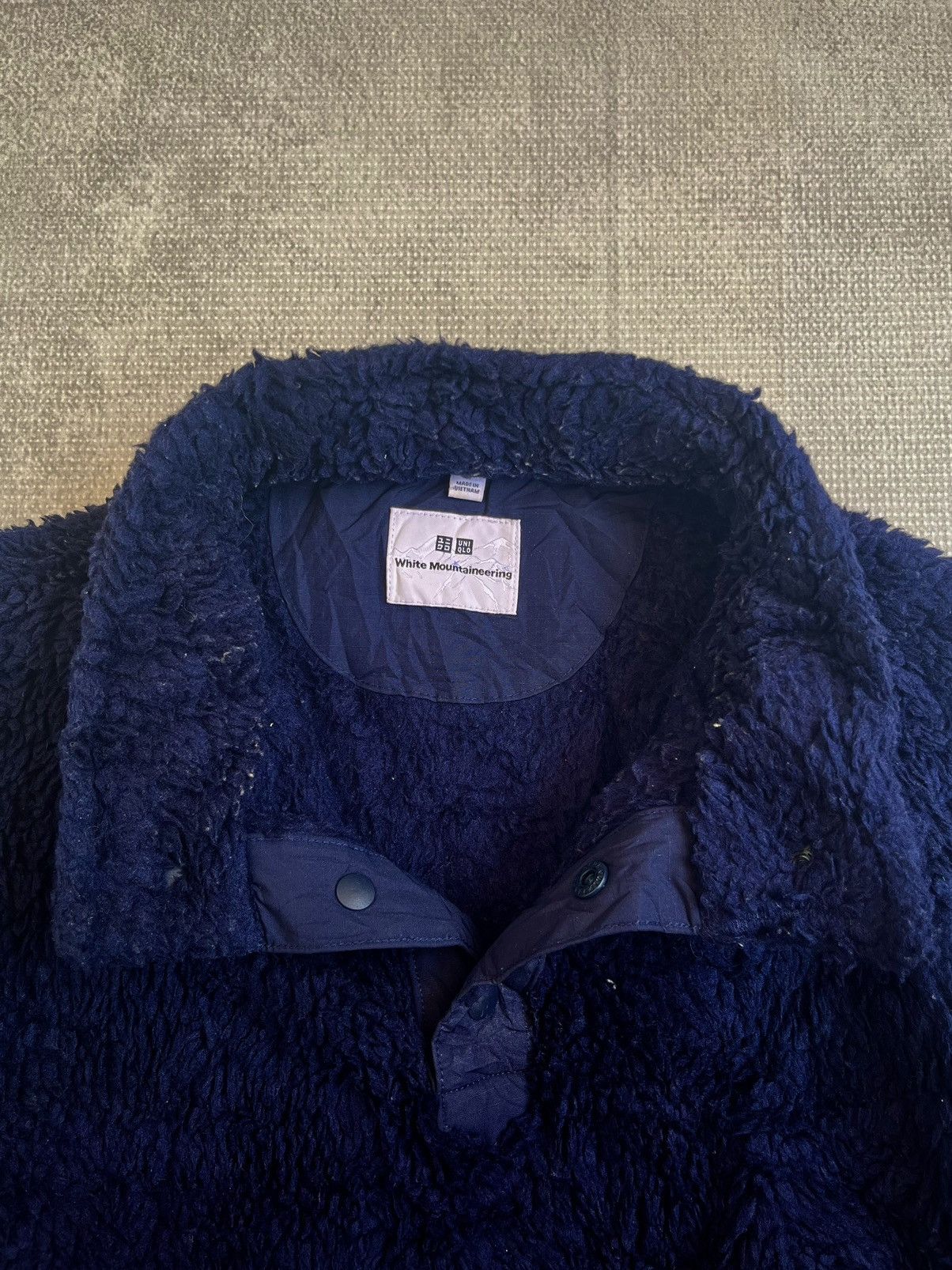Japanese Brand × Uniqlo × White Mountaineering Uniqlo white mountaineering fleece half button Size US M / EU 48-50 / 2 - 3 Thumbnail