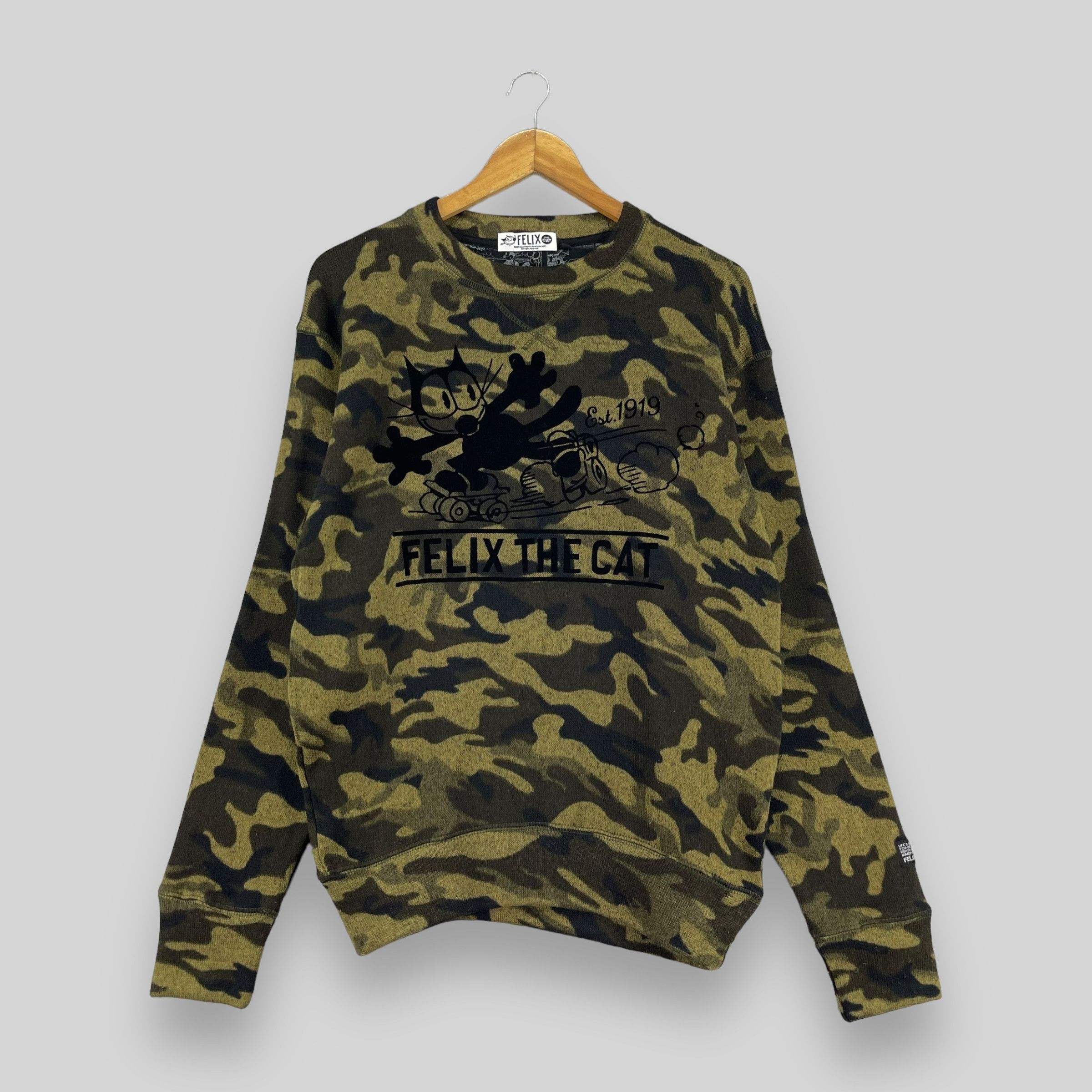 Cartoon Network × Felix × Vintage Vintage FELIX THE CAT Cartoon Printed Crewneck Sweatshirt Size US M / EU 48-50 / 2 - 1 Thumbnail