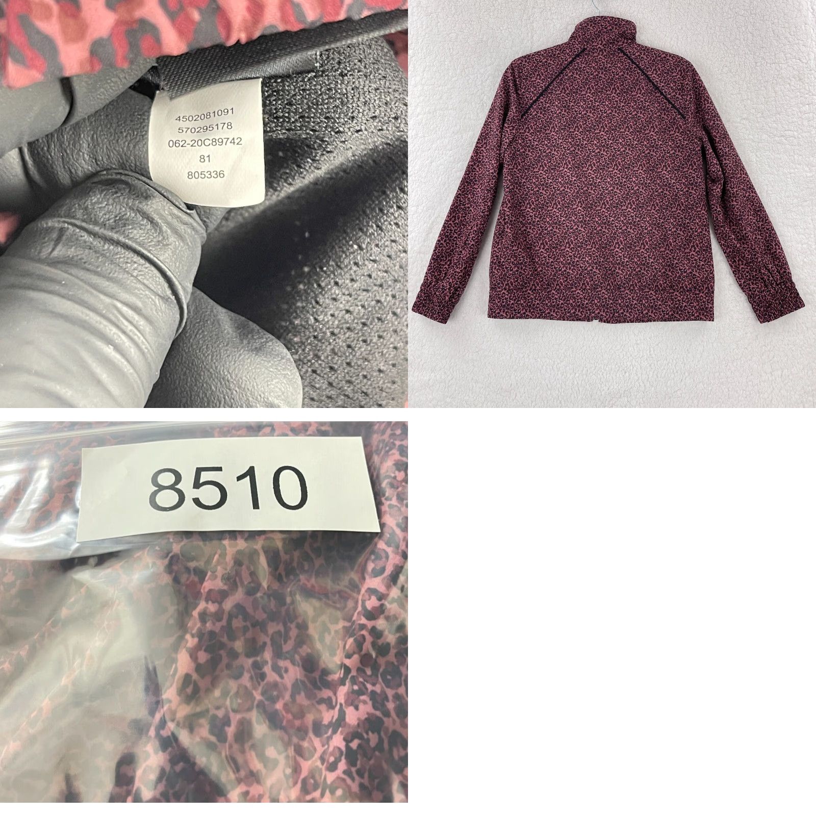 Vintage Chico's Zenergy Jacket Womens Full Zip Purple Cheetah Print Size 4 Regular All Seasons Pockets Vintage No Size S / US 4 / IT 40 - 9 Thumbnail