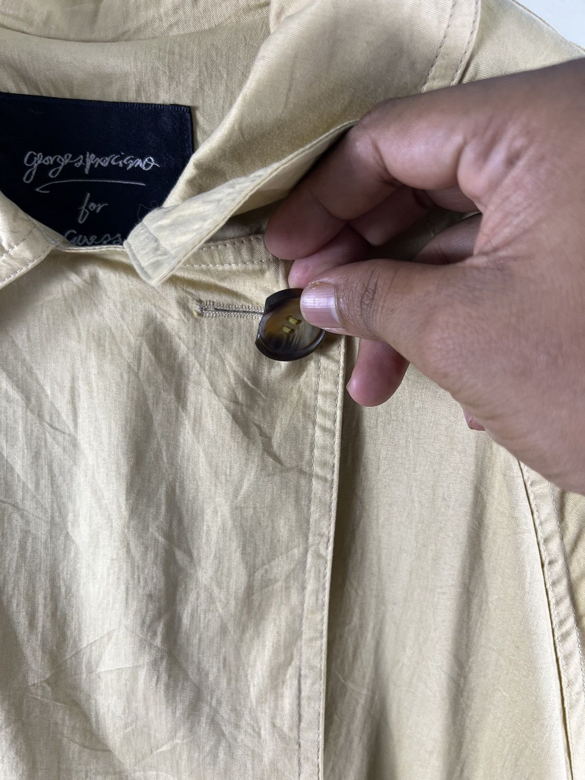 Georges Marciano Unisex🔥 Georges Marciano For Guess Trench OverCoat Size US L / EU 52-54 / 3 - 7 Thumbnail