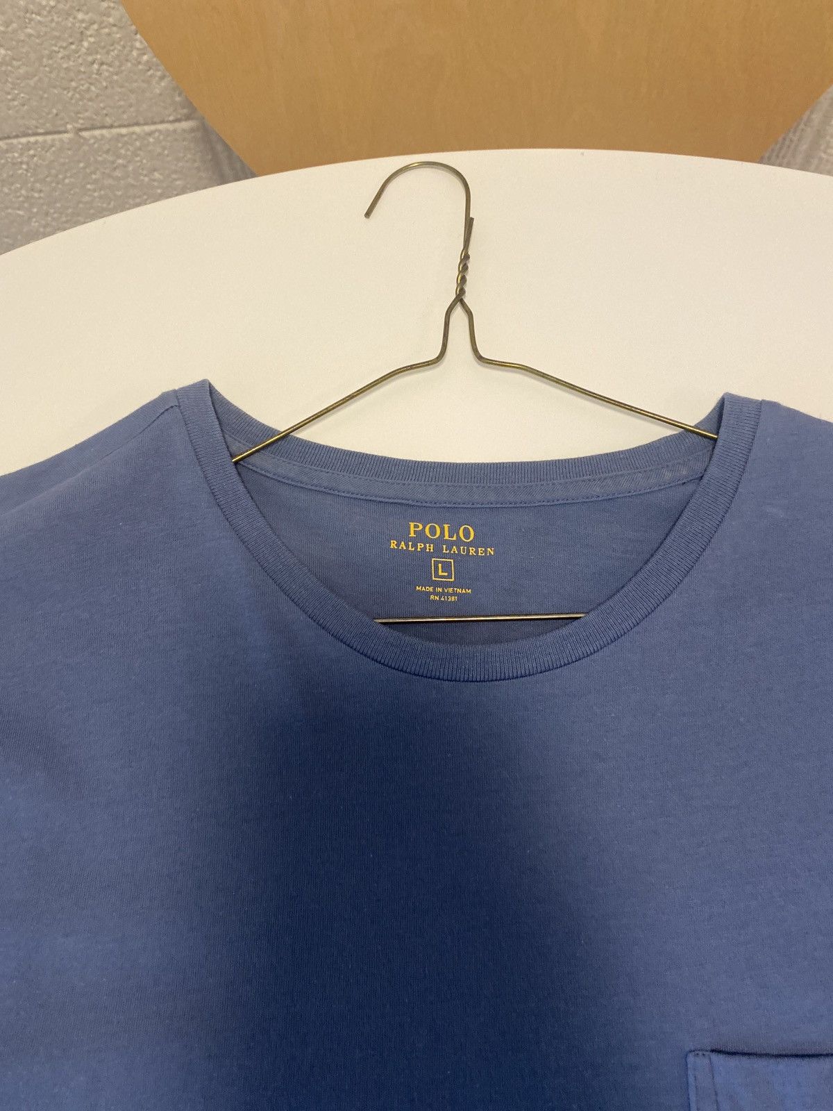 Polo Ralph Lauren × Ralph Lauren Polo Ralph Lauren Navy Blue Pony t-shirt Men’s size L vtg Size US L / EU 52-54 / 3 - 4 Thumbnail