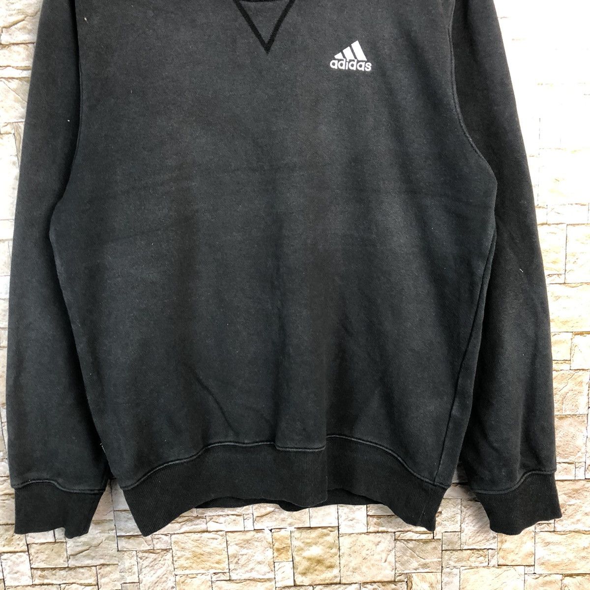 Adidas × Vintage Adidas Black Sweatshirt #A298 Size US M / EU 48-50 / 2 - 3 Thumbnail