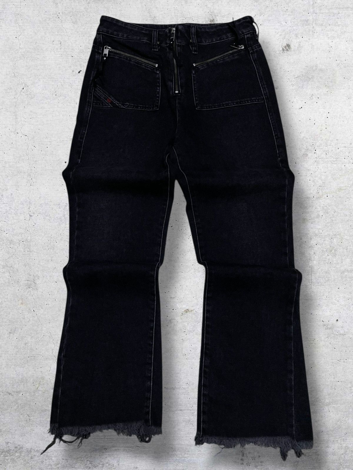 Diesel VINTAGE DIESEL INDUSTRY DESIGNER UNIQE DEARLIE CUTTING DENIM Size US 28 / EU 44 - 1 Thumbnail